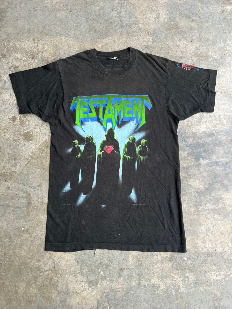 1990 TESTAMENT テスタメント SOULS OF BLACK ヴィンテージ Tシャツ ...