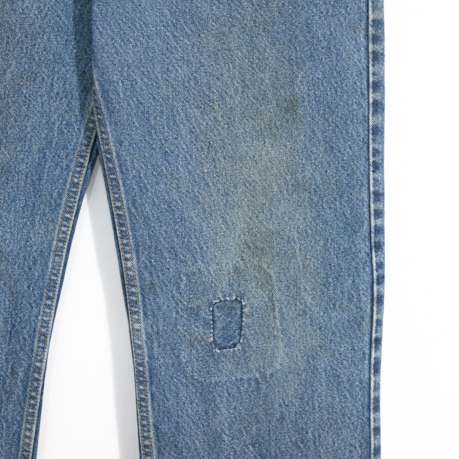 Levi's Vintage 90s Levis 505 Jeans 33x32 Faded Distressed Straight Size US 33 - 3 Thumbnail