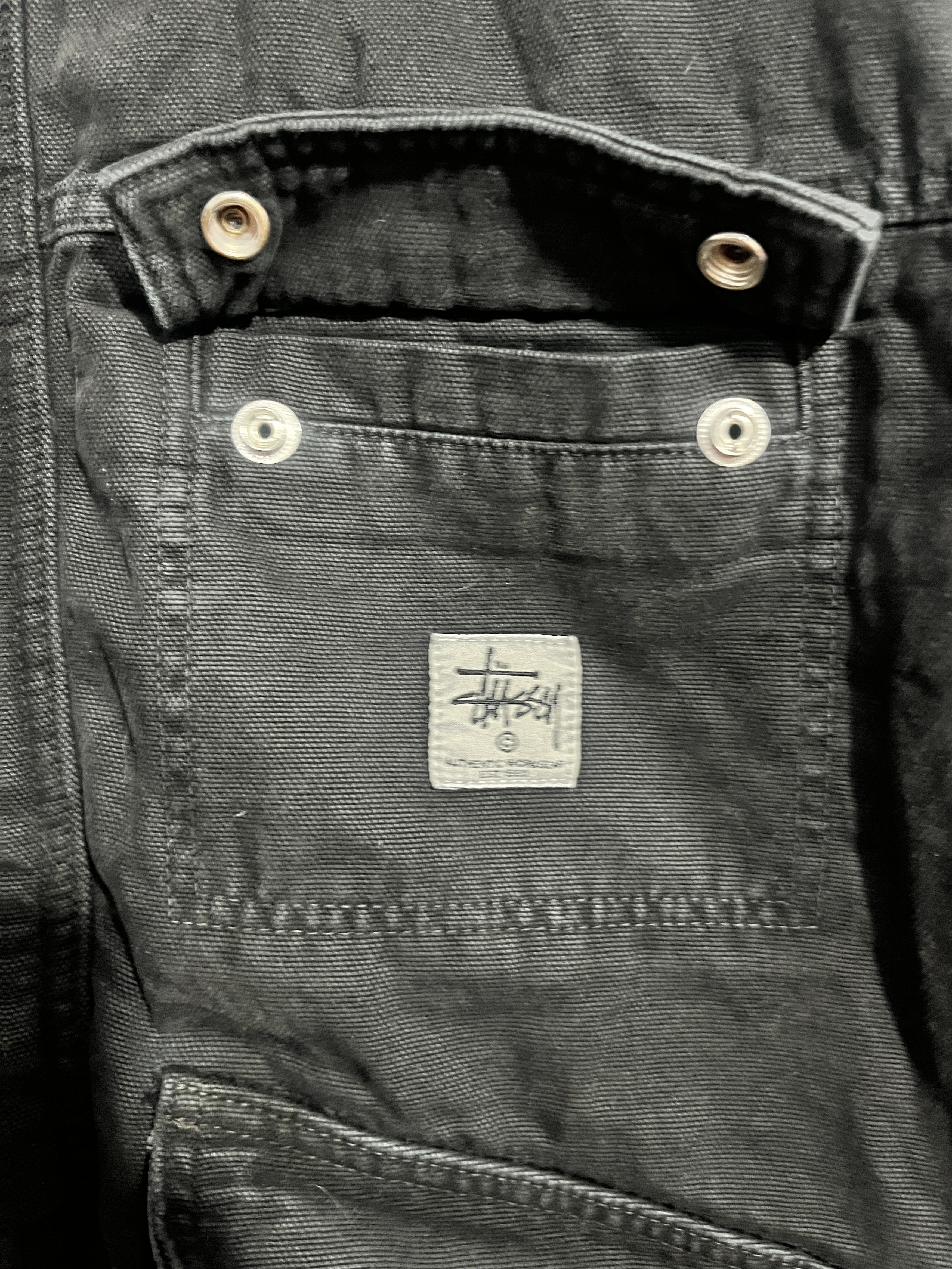 Stussy STUSSY SHOP JACKET WASHED CANVAS Size US S / EU 44-46 / 1 - 5 Thumbnail