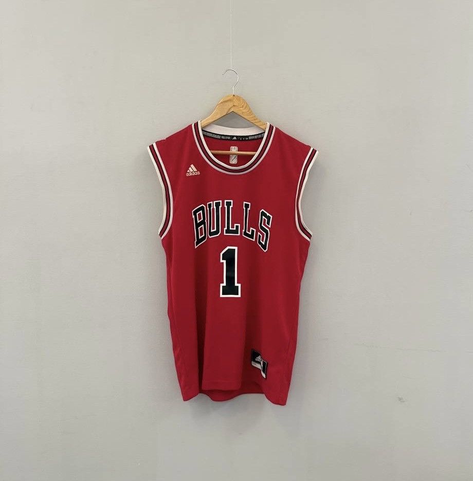 NBA Chicago Bulls #1 Derrick Rose Jersey Red Size US M / EU 48-50 / 2 - 1 Thumbnail