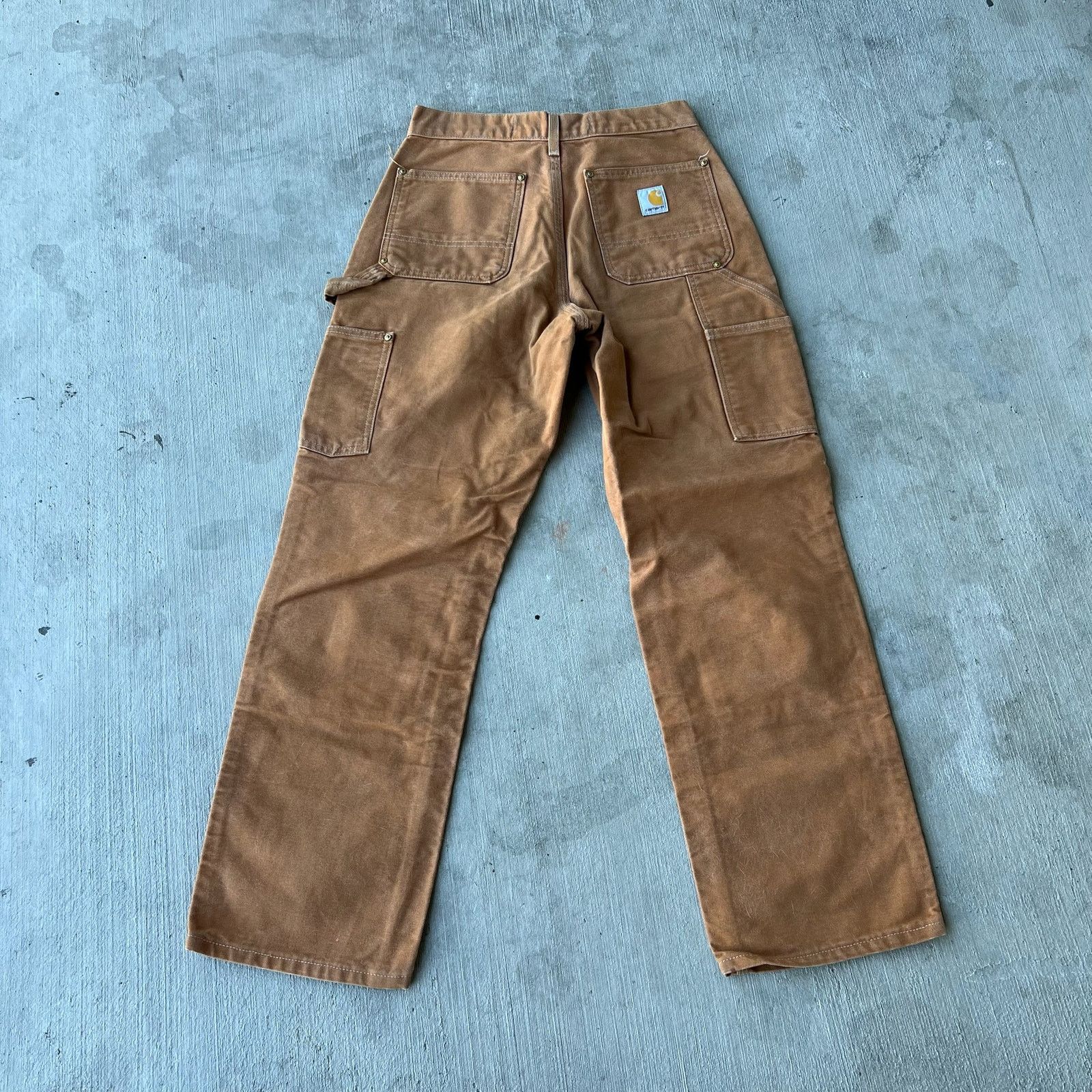Carhartt × Vintage Carhartt brown double knee work wear carpenter pants Size US 27 - 5 Thumbnail