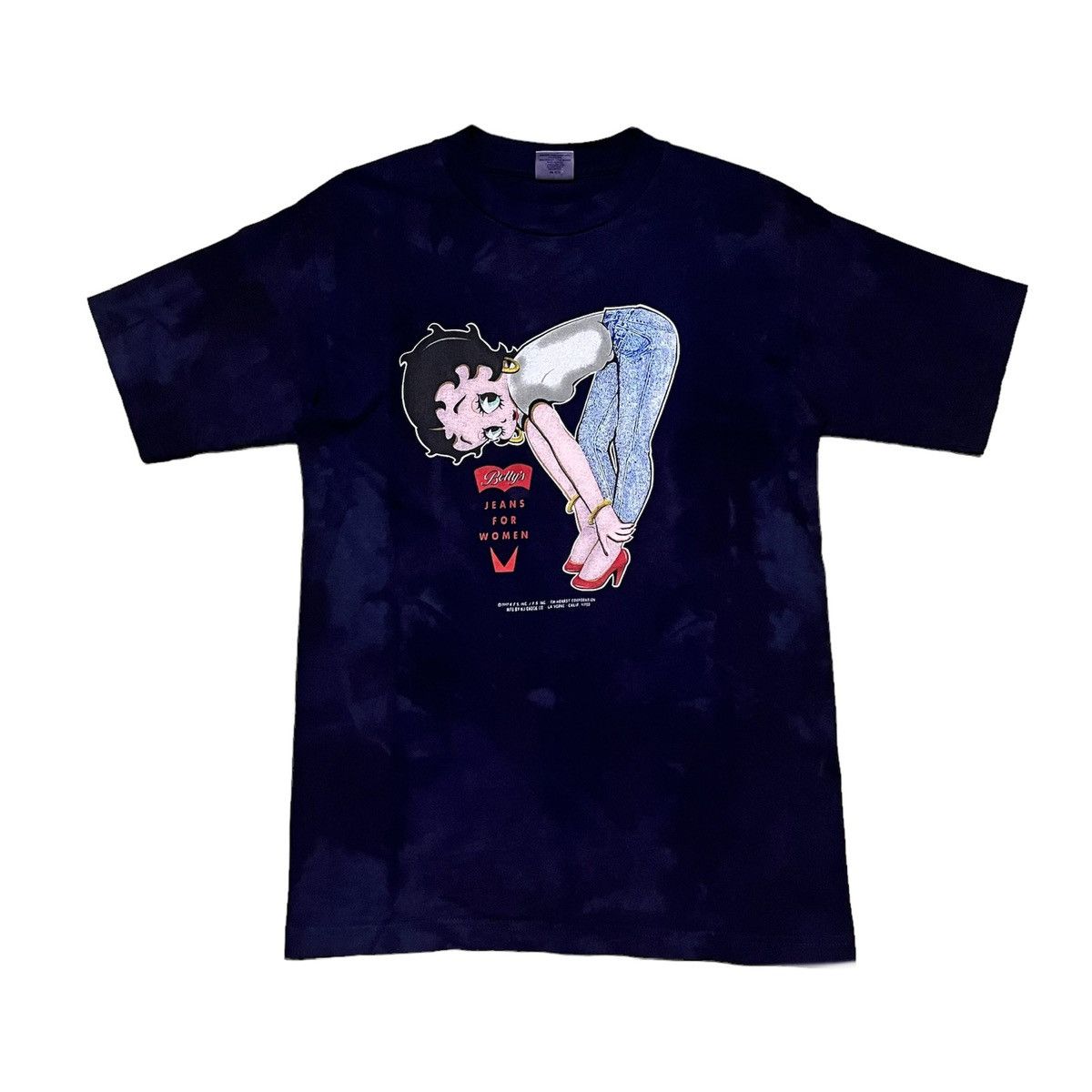 Cartoon Network Vintage Betty Boop Big Logo tie dye t shirt Size US M / EU 48-50 / 2 - 1 Thumbnail