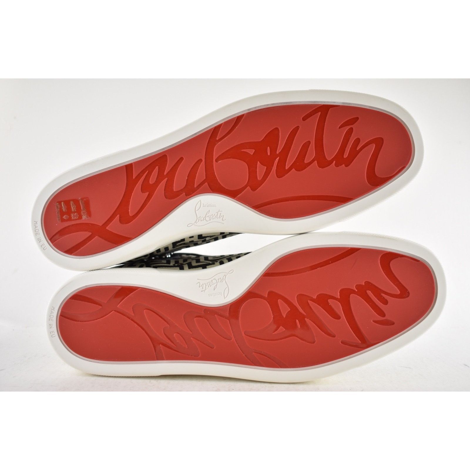 Christian Louboutin Christian Louboutin Mens Rantus Orlato Flat Tissu Black Size US 11 / EU 44 - 13 Thumbnail