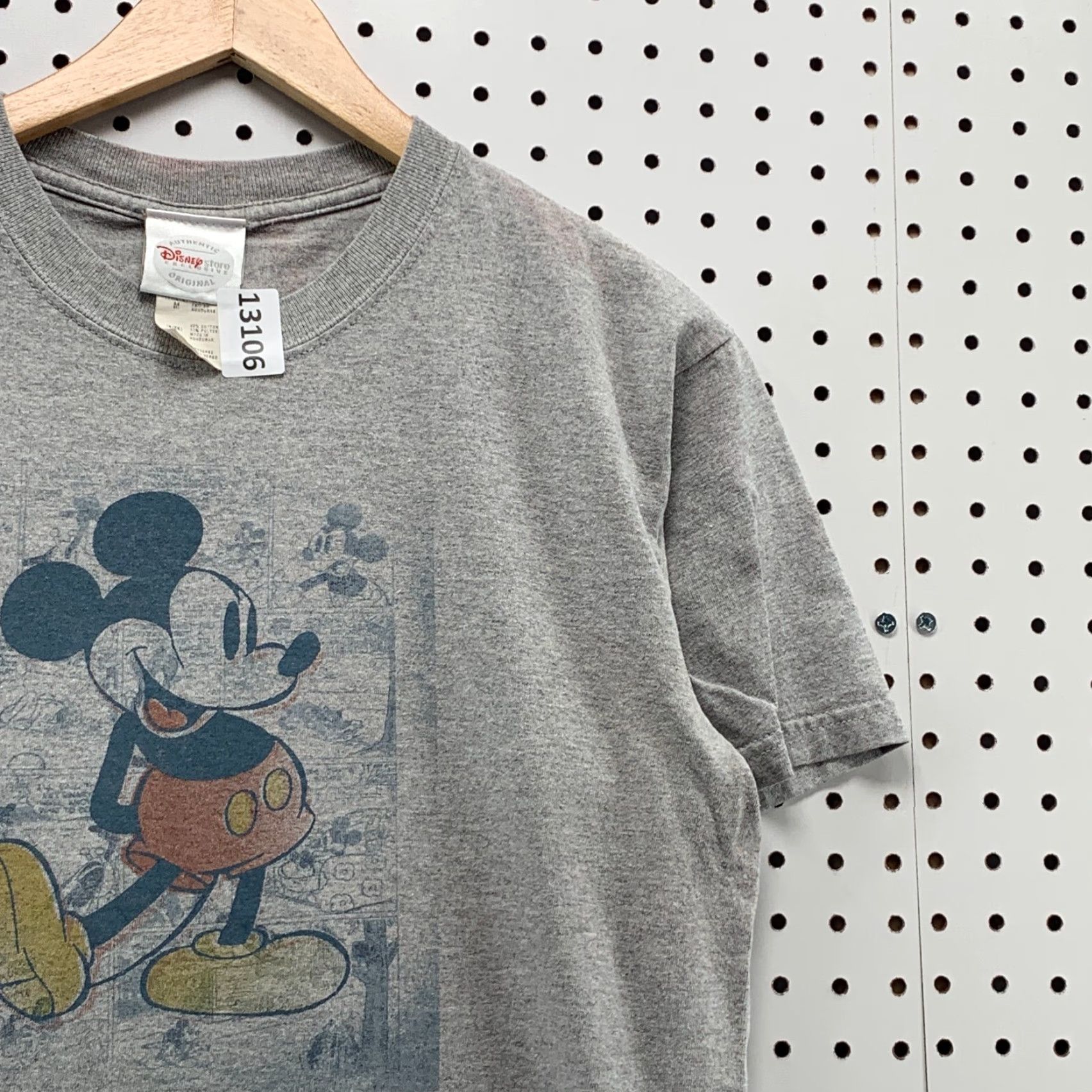 Disney Disney Mickey Mouse Graphic T-Shirt Short Sleeve Unisex Adult Medium Gray Cartoon Size US M / EU 48-50 / 2 - 2 Thumbnail