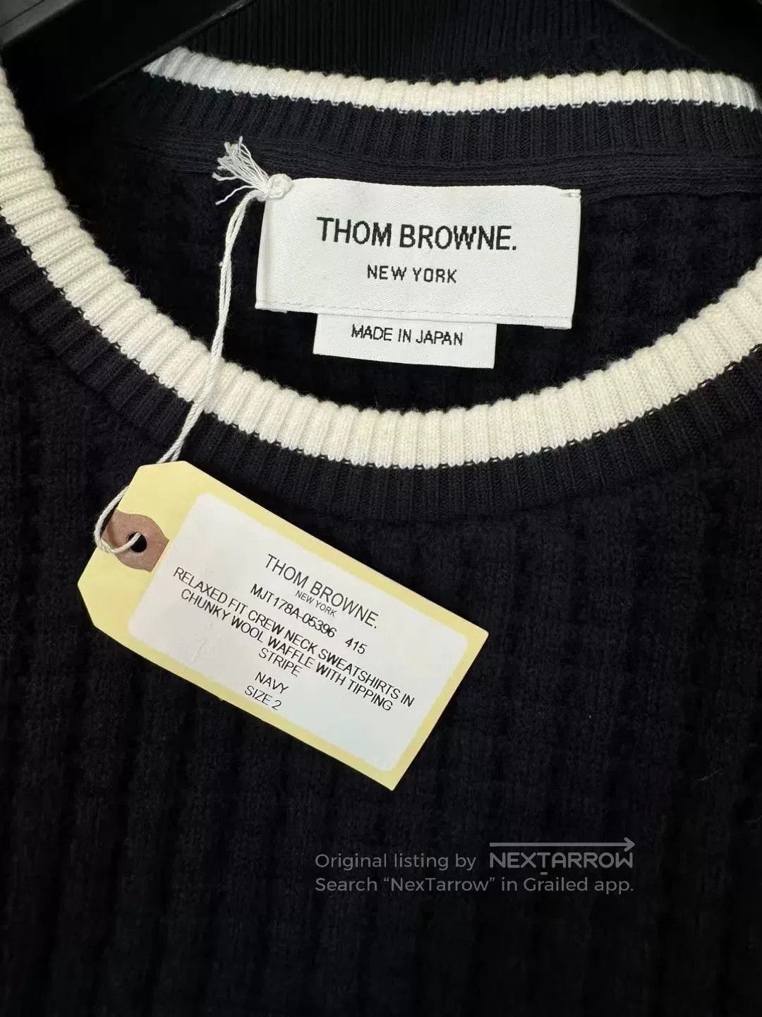 Thom Browne thom browne unisex wool knit sweater. Size US M / EU 48-50 / 2 - 3 Thumbnail