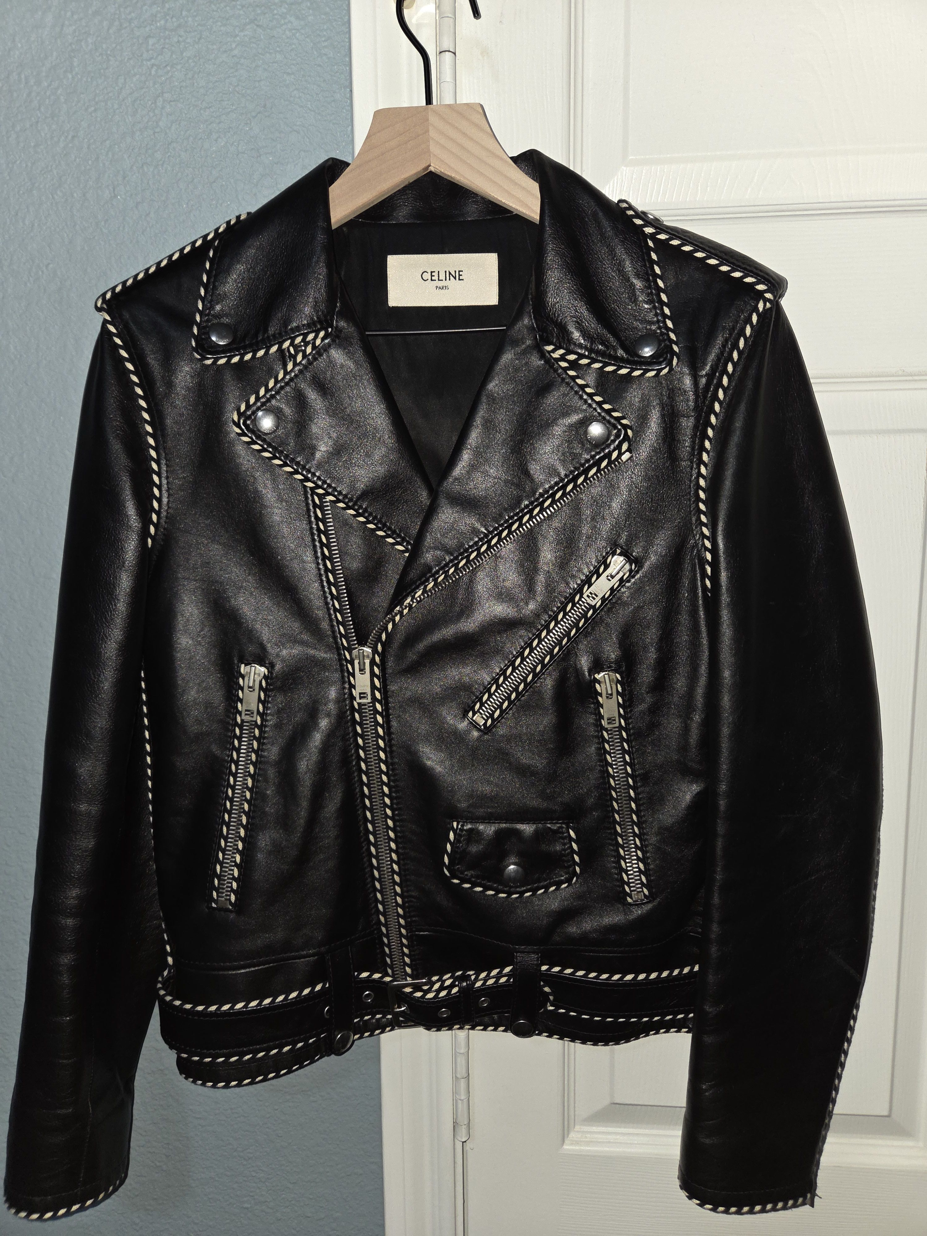 Celine Celine FW19 Biker Size US S / EU 44-46 / 1 - 1 Thumbnail