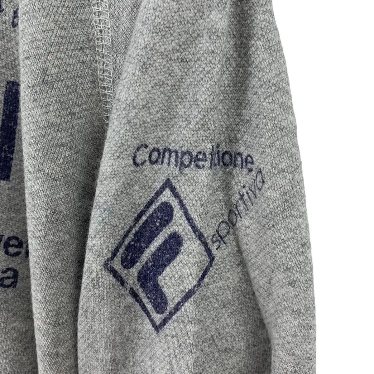 Fila Vintage FILA UNDICI Print Full Zipper Grey Light Jacket Size US XL / EU 56 / 4 - 6 Thumbnail
