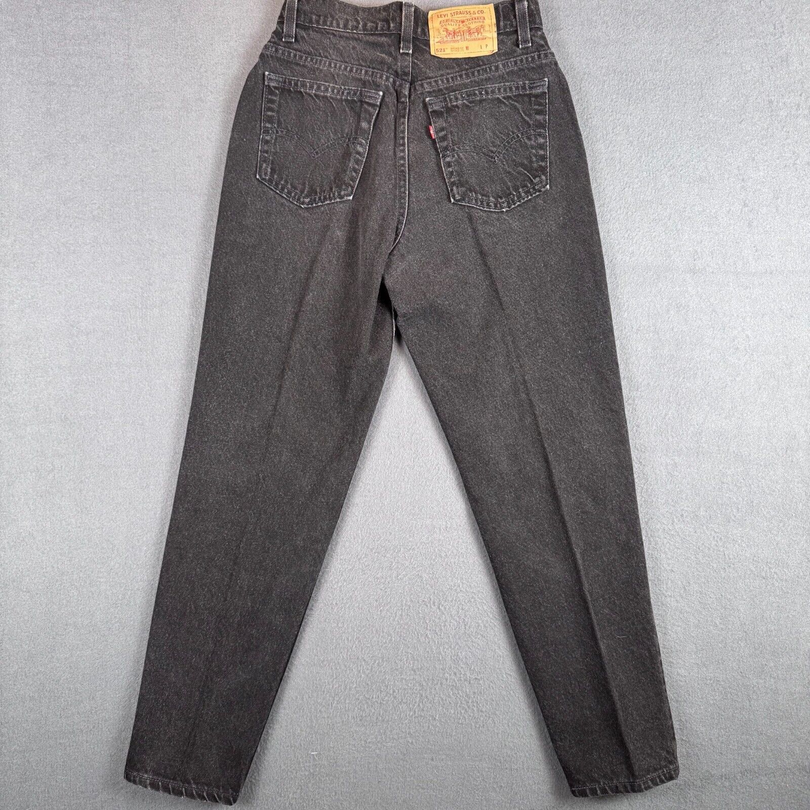 Levi's Levi's 521 Jeans Womens 6P Black Tapered Fit MADE IN USA Size 24" / US 00 / IT 34 - 3 Thumbnail