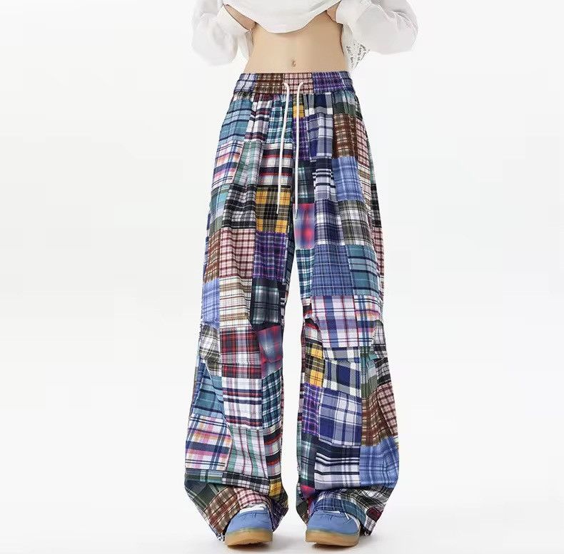 Other Patchwork Streetwear Baggy Designer Loose Summer Pants Size US 30 / EU 46 - 4 Thumbnail