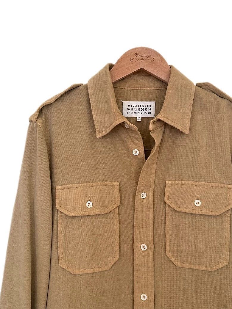 Maison Margiela Maison Martin Margiela 2014 AW Shirt Jacket Brown 44 Size US S / EU 44-46 / 1 - 2 Thumbnail