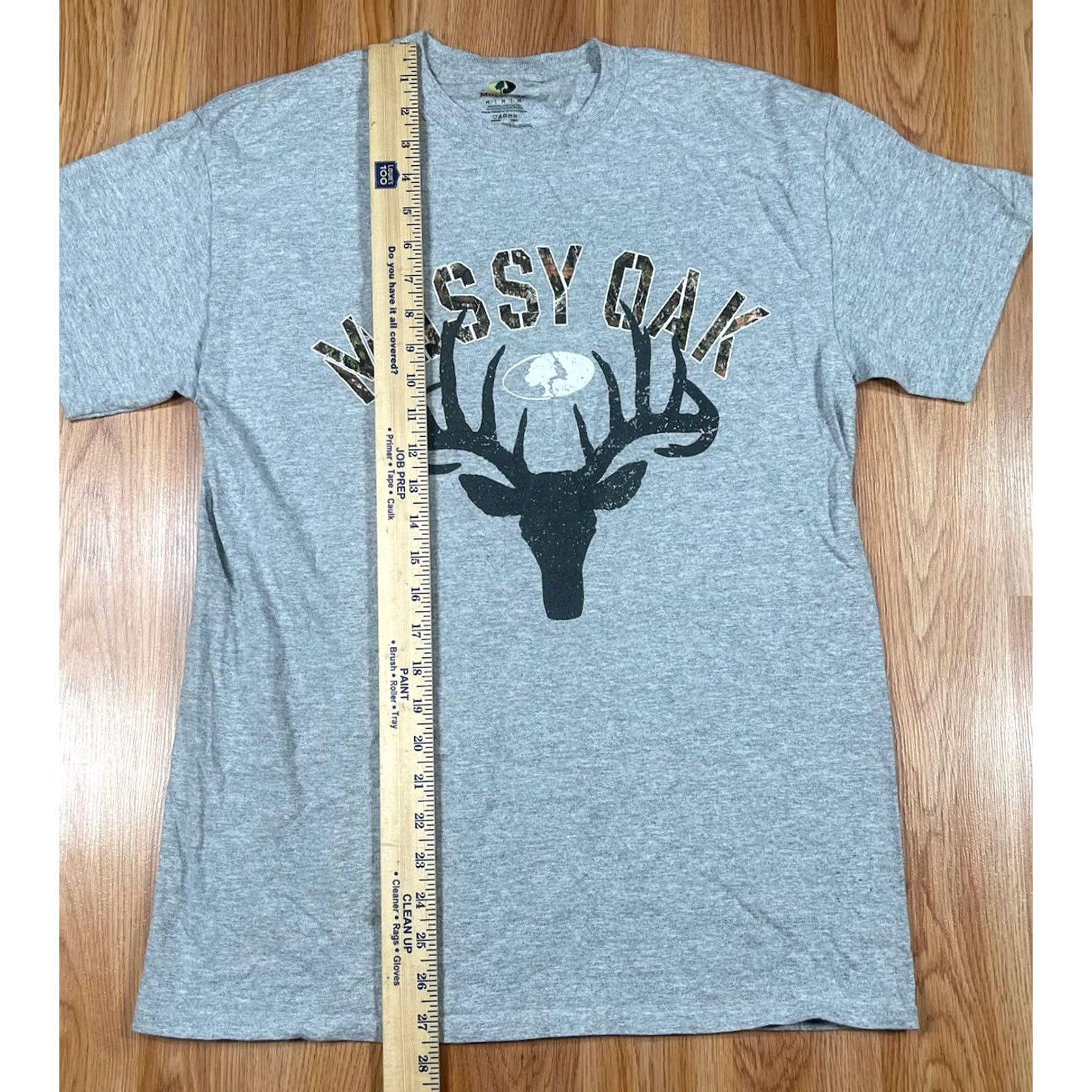 Vintage Mossy Oak Graphics T-Shirt Adults M Medium Cotton Polyester Crewneck ShortSleeve Gray Summer Classic Size US M / EU 48-50 / 2 - 4 Thumbnail