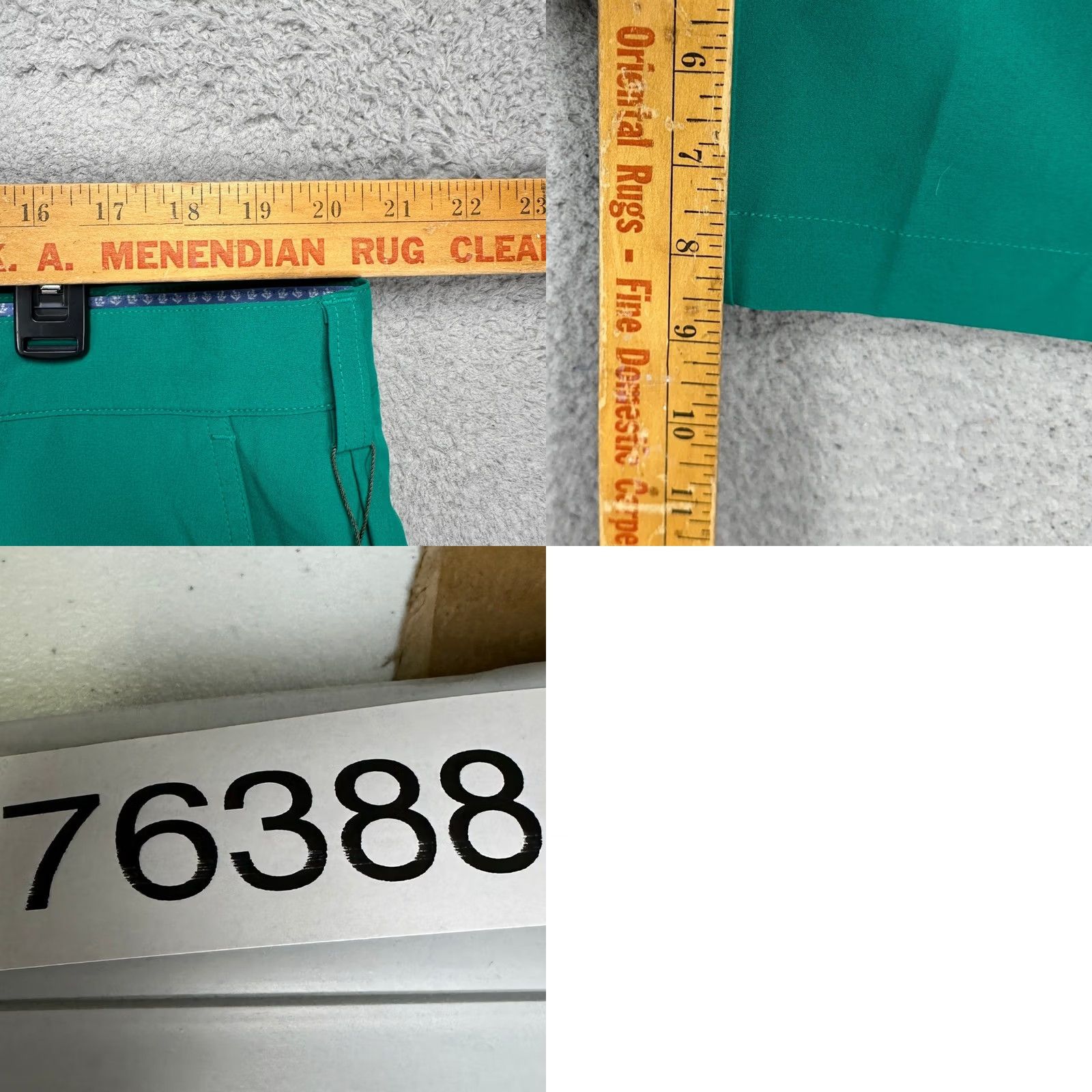 Vintage Donald Ross Mens Golf Chino Shorts 40 Green Performance Tech Stretch Pocket NEW Size US 40 / EU 56 - 8 Thumbnail