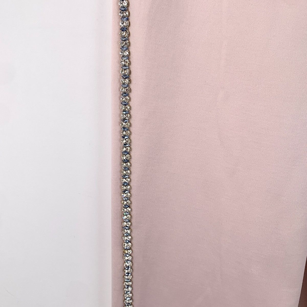 Miu Miu Miu Miu Pink Rhinestone Straight Sweatpants K26WX Size 25" / US 0 / IT 36 - 4 Thumbnail