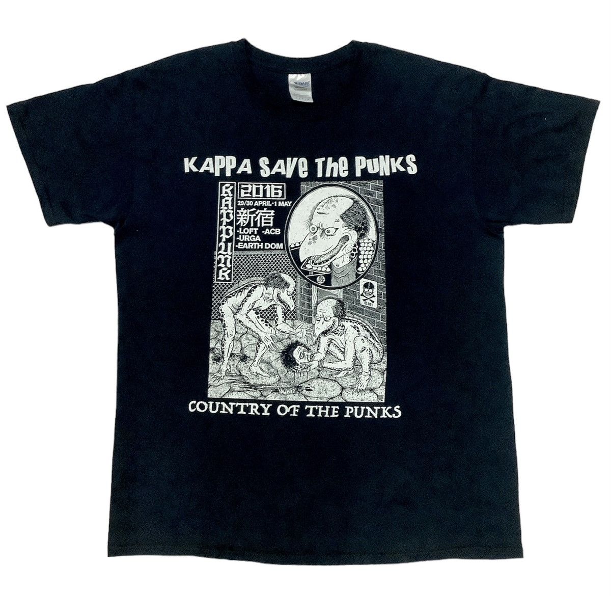Band Tees KAPPA SAVE THE PUNKS TEE Size US L / EU 52-54 / 3 - 1 Thumbnail
