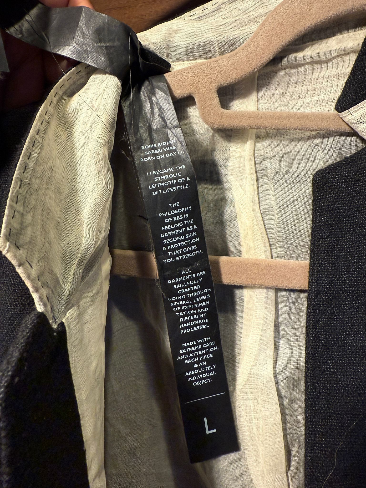 11 By Boris Bidjan Saberi Boris Bidjan Saberi 11 AW17 “Obsidian Black” Suit Vest Size L / US 10 / IT 46 - 7 Thumbnail