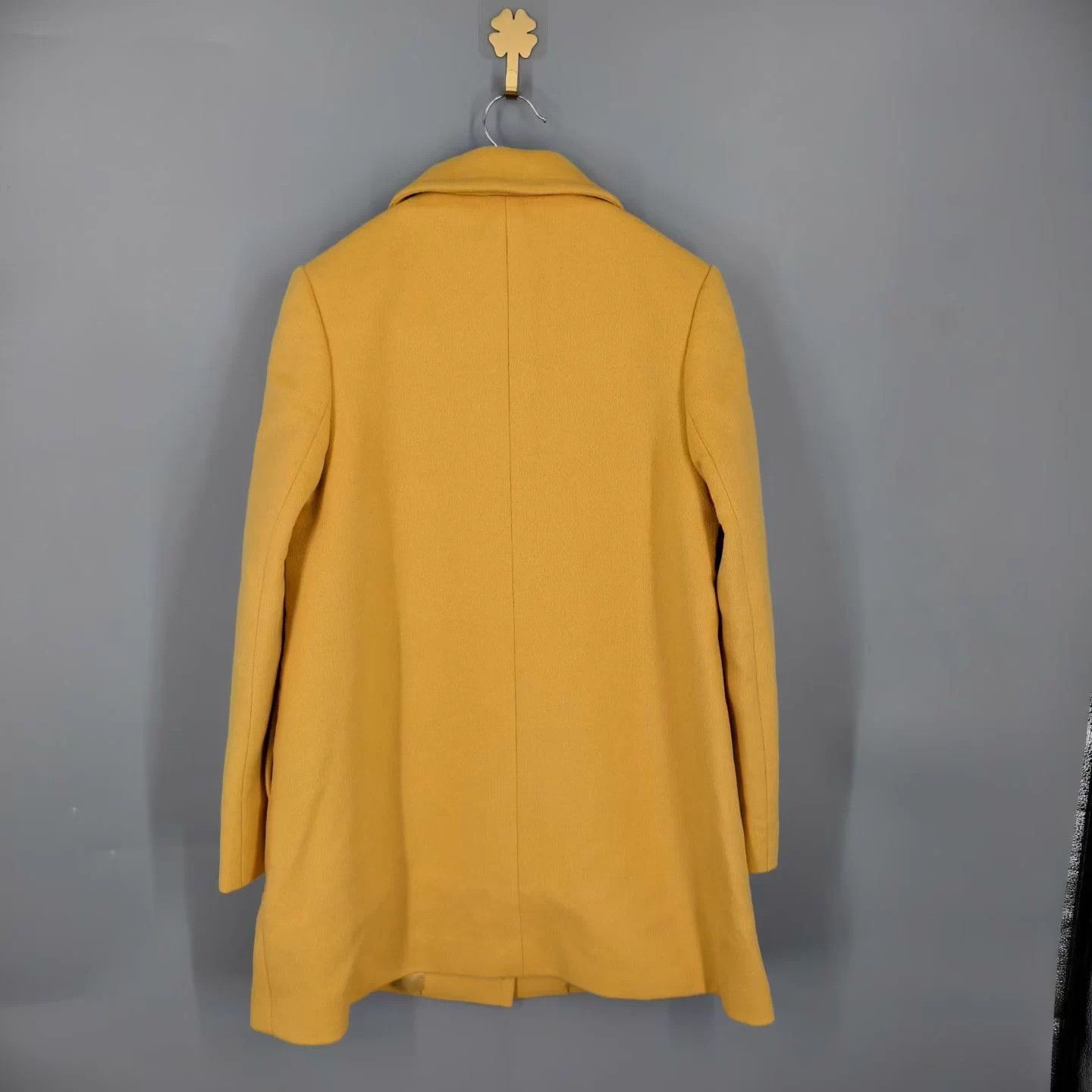 Prada PRADA Yellow Wool Coat Size 38 99% Condition Size S / US 4 / IT 40 - 2 Thumbnail
