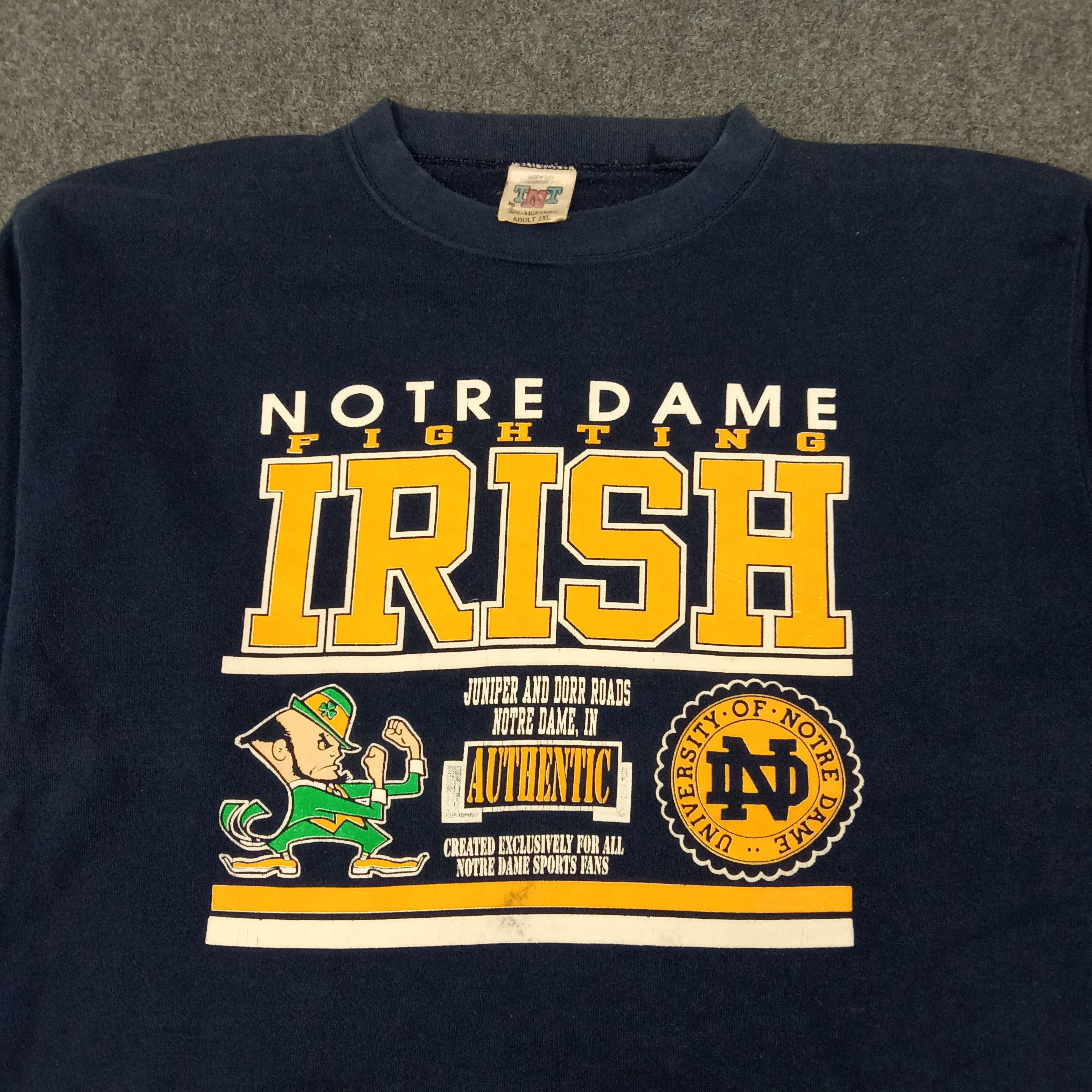 NFL Notre Dame Fighting Irish Football Team Sweatshirt C263N11 Size US L / EU 52-54 / 3 - 2 Thumbnail