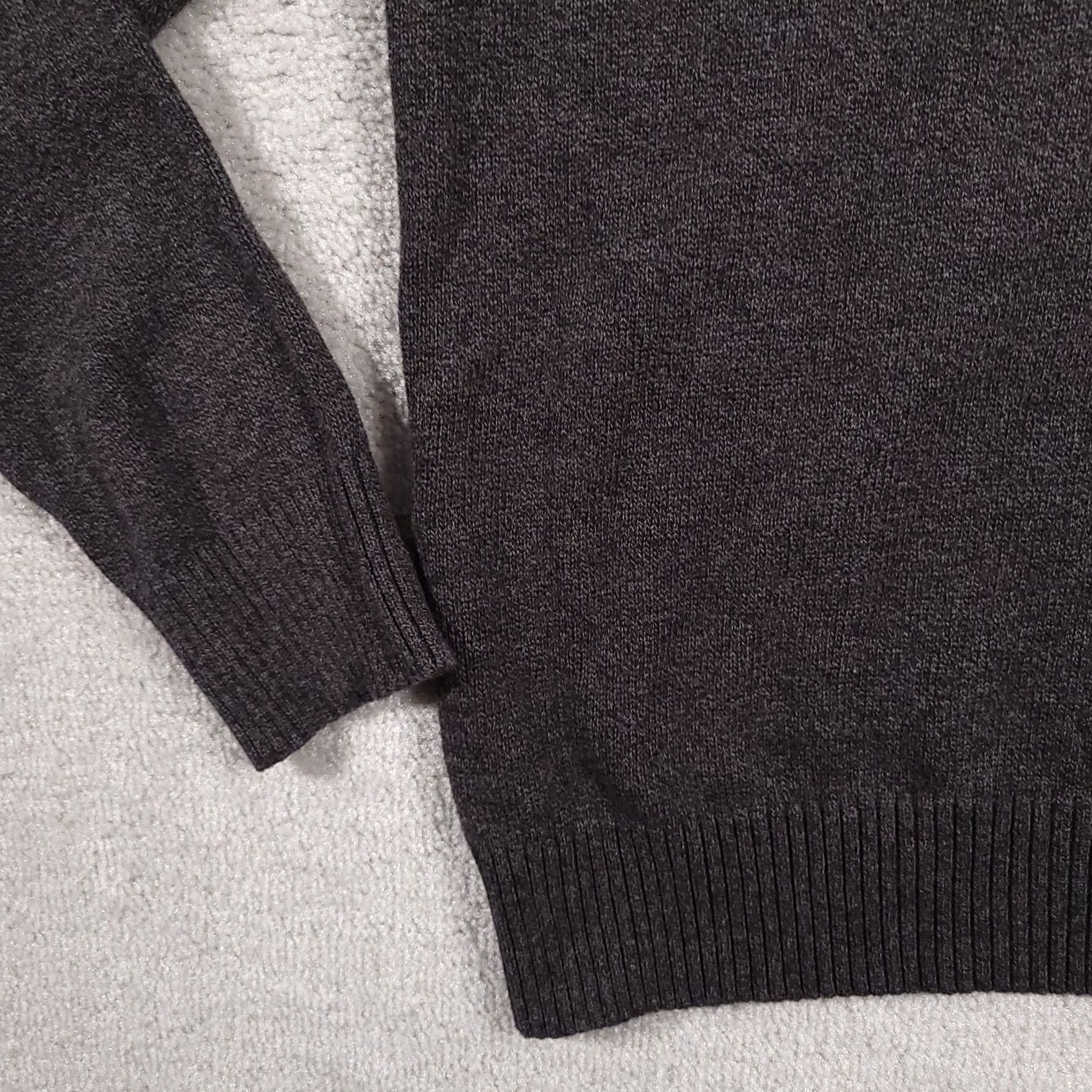 American Eagle Outfitters American Eagle 3-Button 1/4 Zip Sweater Men's XXL Grey Long Sleeve Knit Logo Shirt Size US XXL / EU 58 / 5 - 6 Thumbnail