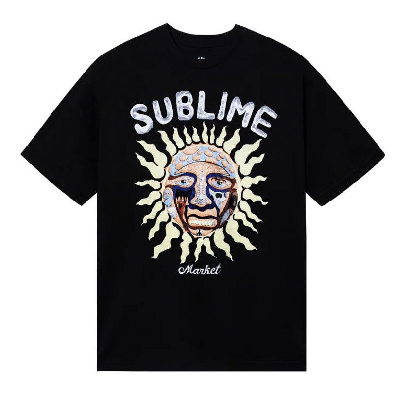 Designer × Market 💥 MARKET Sublime Freedom Sun Shirt Black XXL 2XL 💥 Size US XXL / EU 58 / 5 - 1 Thumbnail