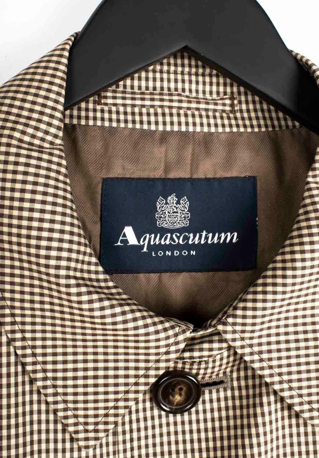 Aquascutum Aquascutum Men Coat Trench Coat Size UK44R/Largfe Size US L / EU 52-54 / 3 - 6 Thumbnail