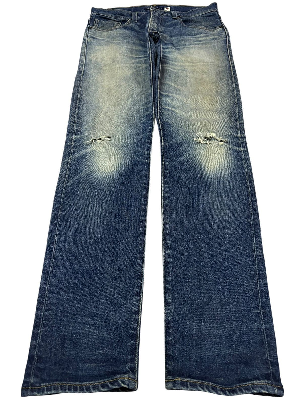 Levi's Vtg Y2k Levis Japan 512 Distressed Jeans Size US 30 / EU 46 - 1 Thumbnail