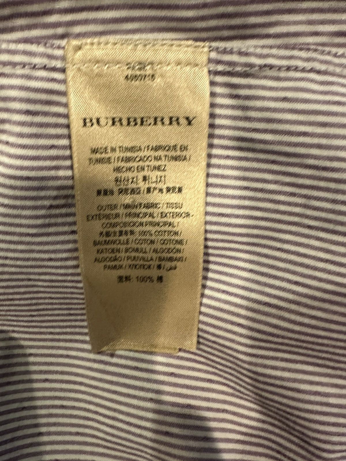 Burberry Burberry Dress Shirt Size US M / EU 48-50 / 2 - 11 Thumbnail