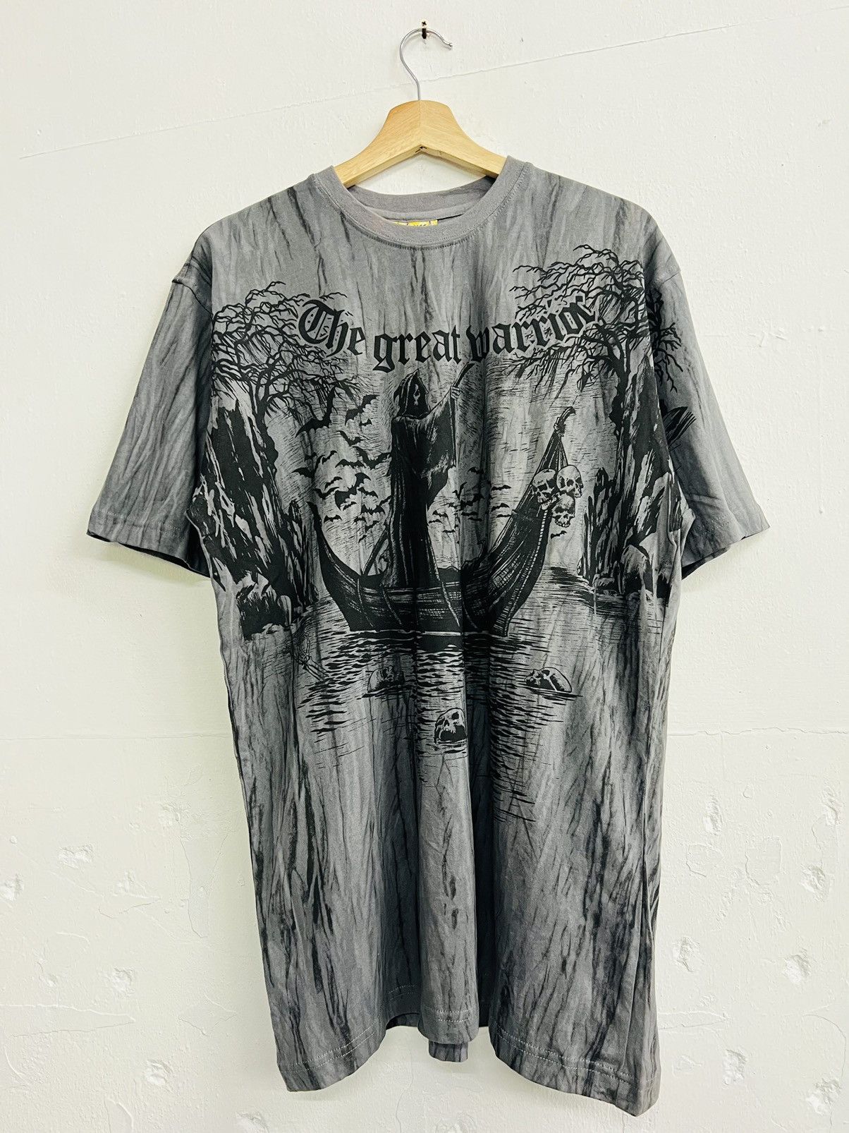 Affliction × Tapout Rare Y2K Skull Cross The Great Warrior Tee Affliction Style Size US XL / EU 56 / 4 - 3 Thumbnail
