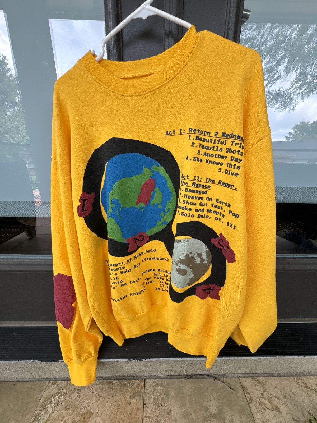 image of Man On The Moon 3: Kid Cudi X Cpfm Collab in Yellow (Size Large)