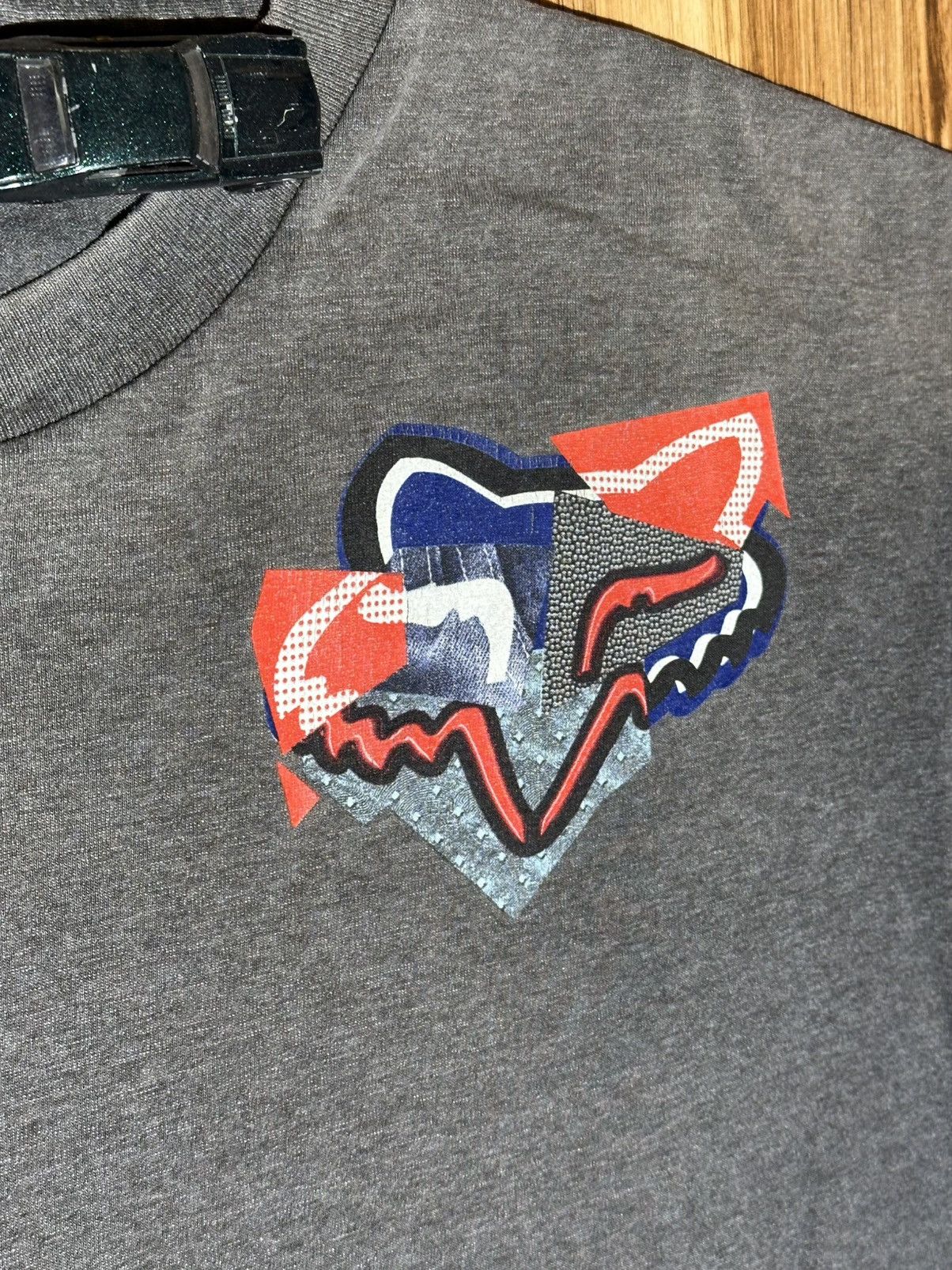 Fox Racing Fox Racing Gray Tshirt Breakout Fox Design Size US XXL / EU 58 / 5 - 5 Thumbnail