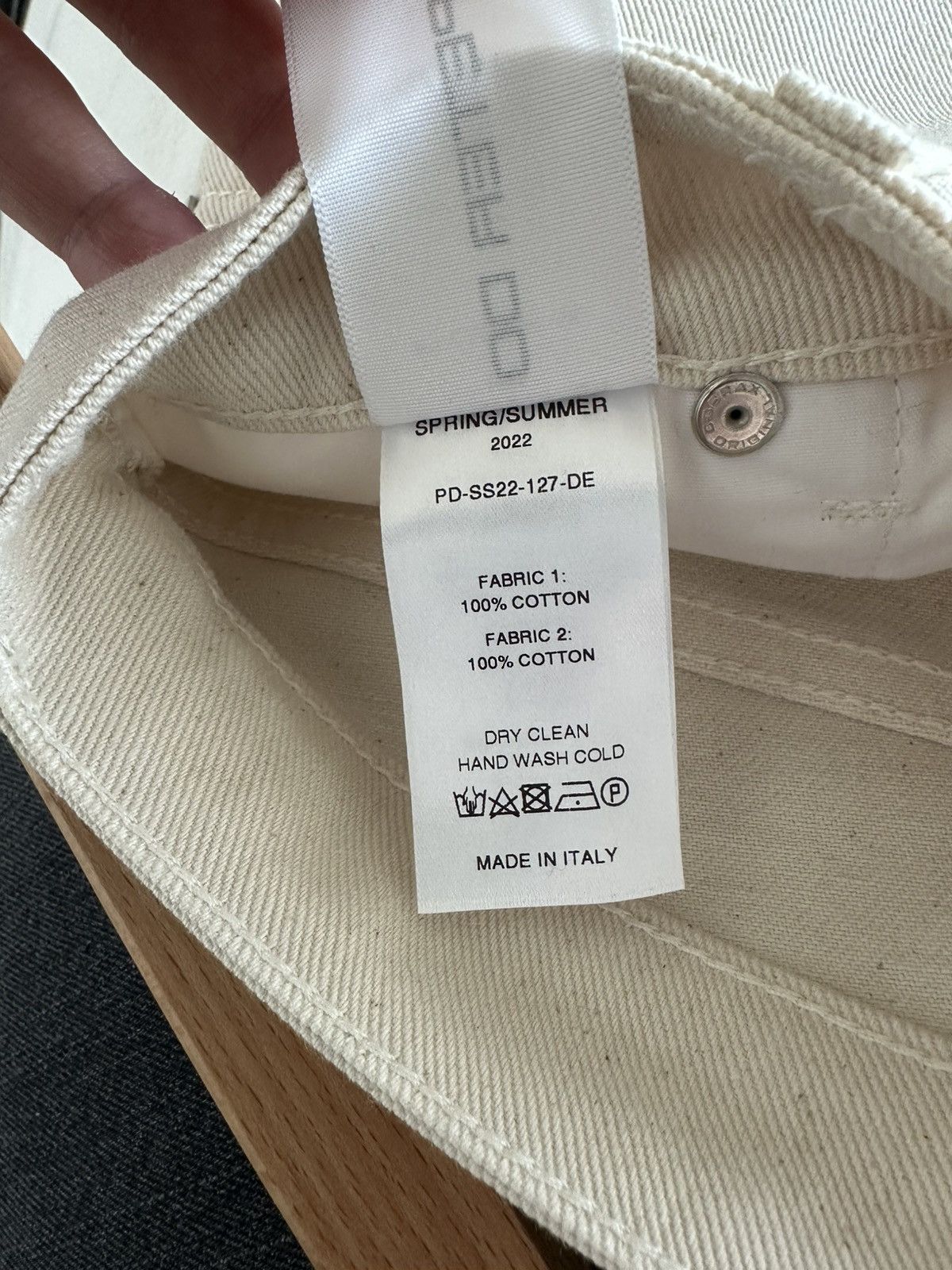 Peter Do Peter Do Color-Block High Waisted Jeans Size 26" / US 2 / IT 38 - 6 Thumbnail