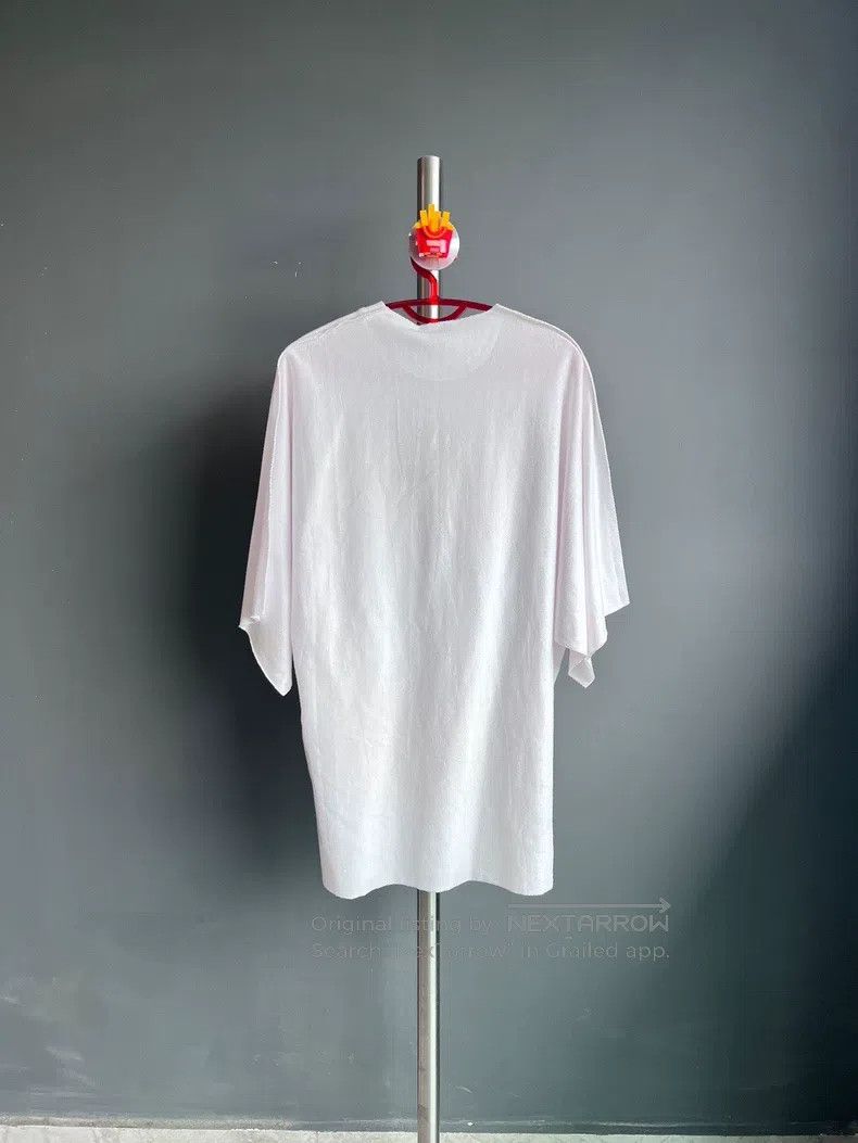 Balenciaga Balenciaga White 3B Frayed Edge Effect Short Sleeve Size US M / EU 48-50 / 2 - 3 Thumbnail