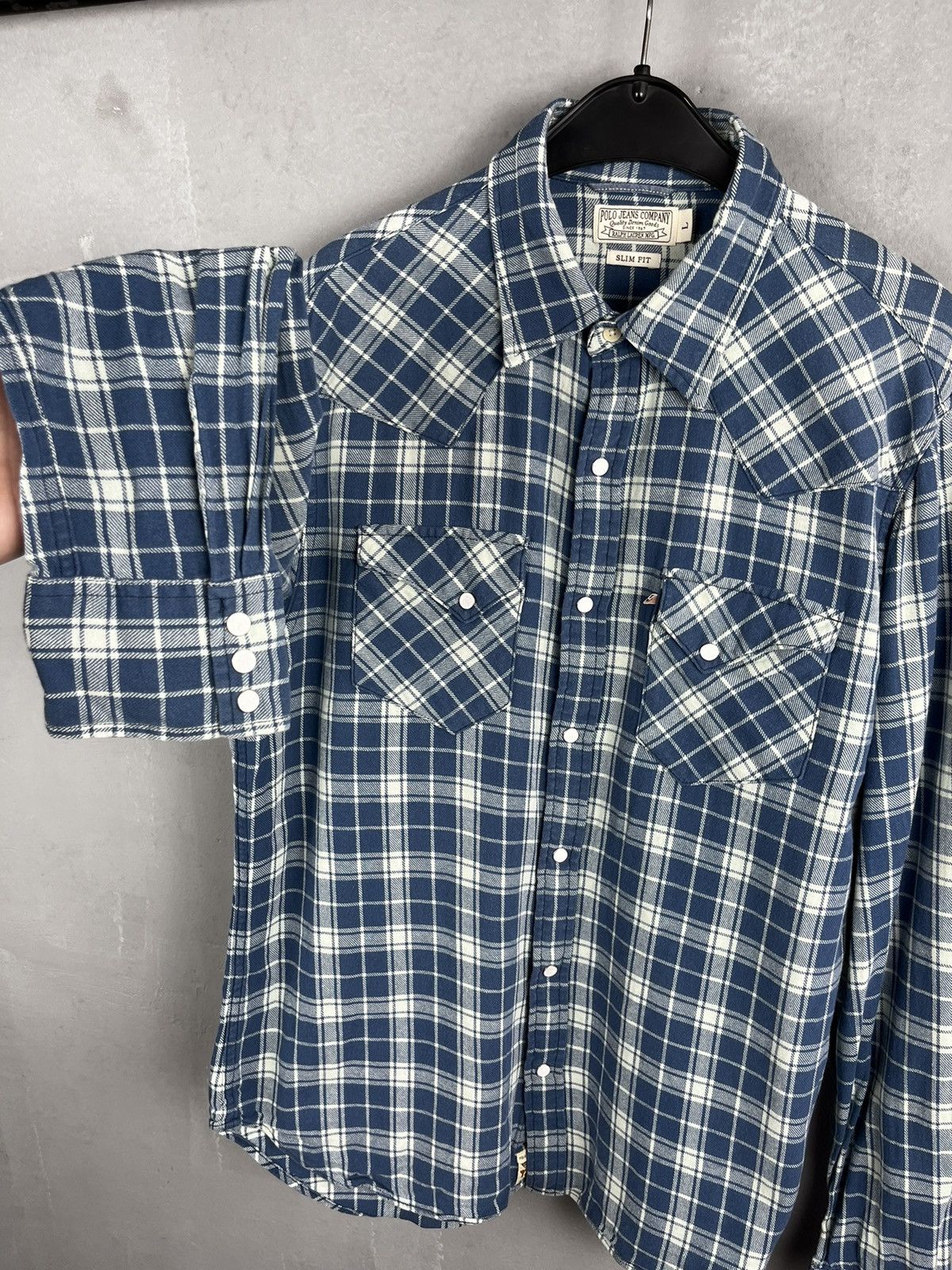 Polo Ralph Lauren × Ralph Lauren × Vintage Polo Ralph Lauren flannel shirt vintage Size US L / EU 52-54 / 3 - 5 Thumbnail