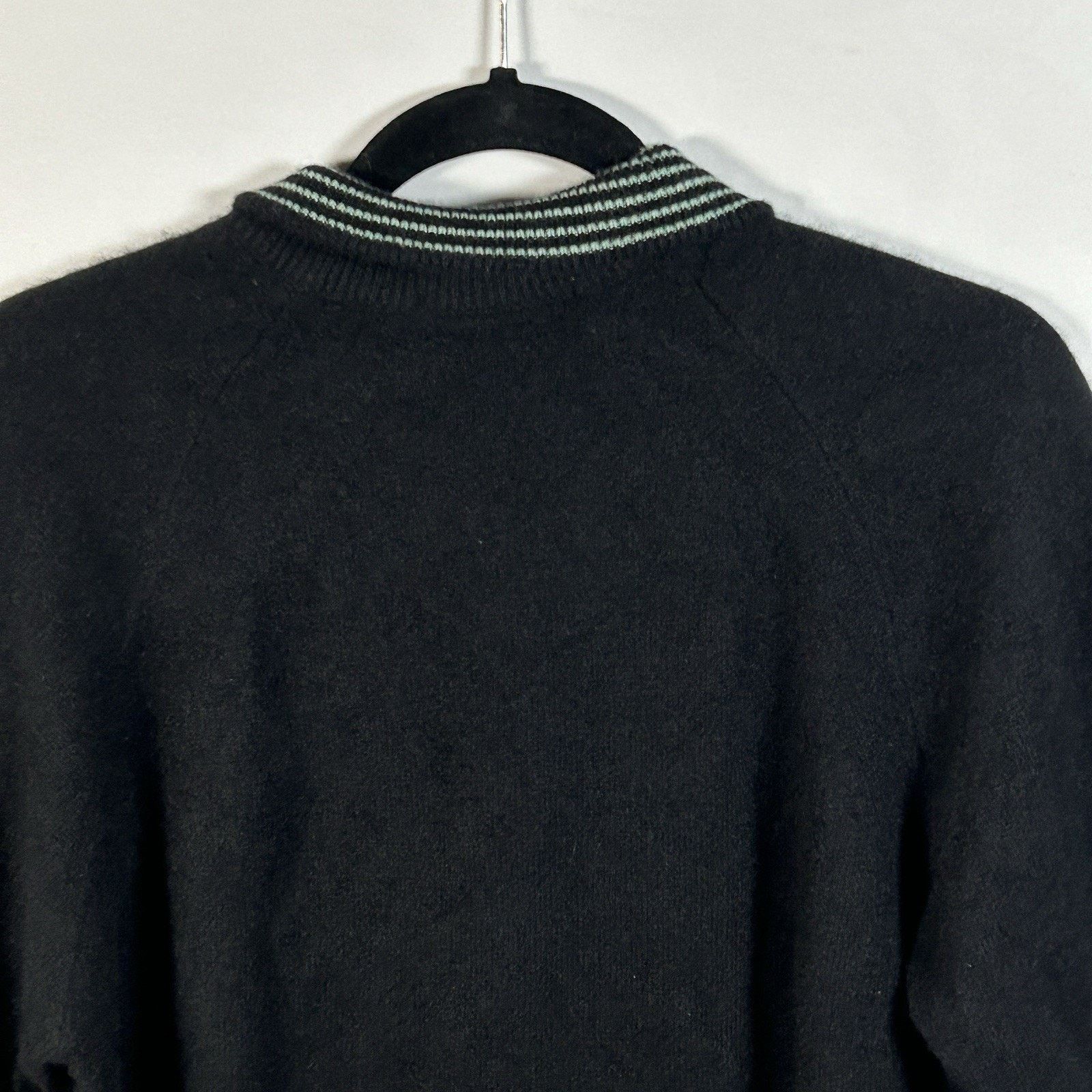 Raffi Raffi Cashmere Sweater Men’s Pullover 1/4 Zip Black Large Size US L / EU 52-54 / 3 - 5 Thumbnail