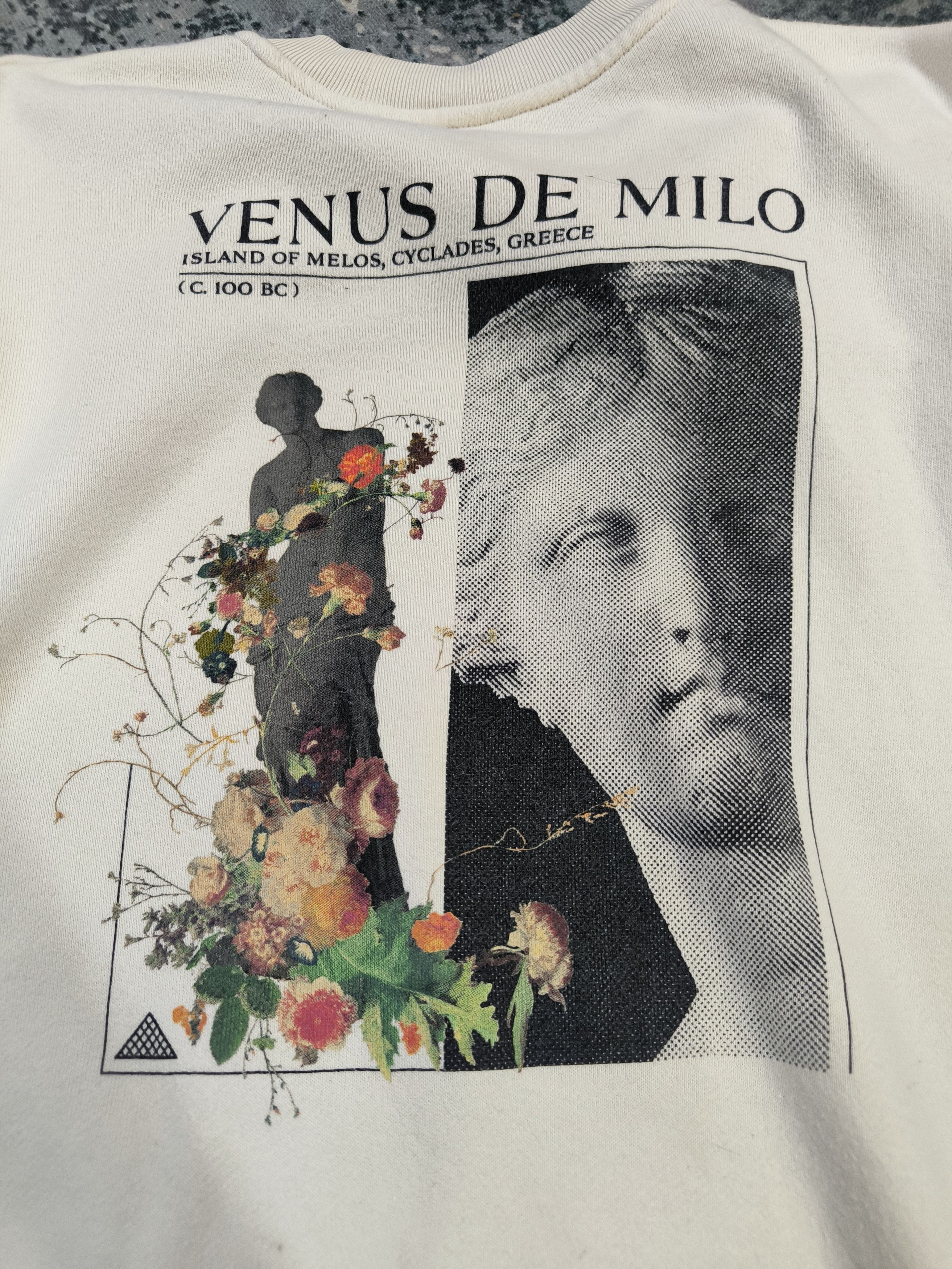 Arts & Science UT x Louvre Museum "Mona Lisa" Light Cream Sweatshirt Size US L / EU 52-54 / 3 - 5 Thumbnail
