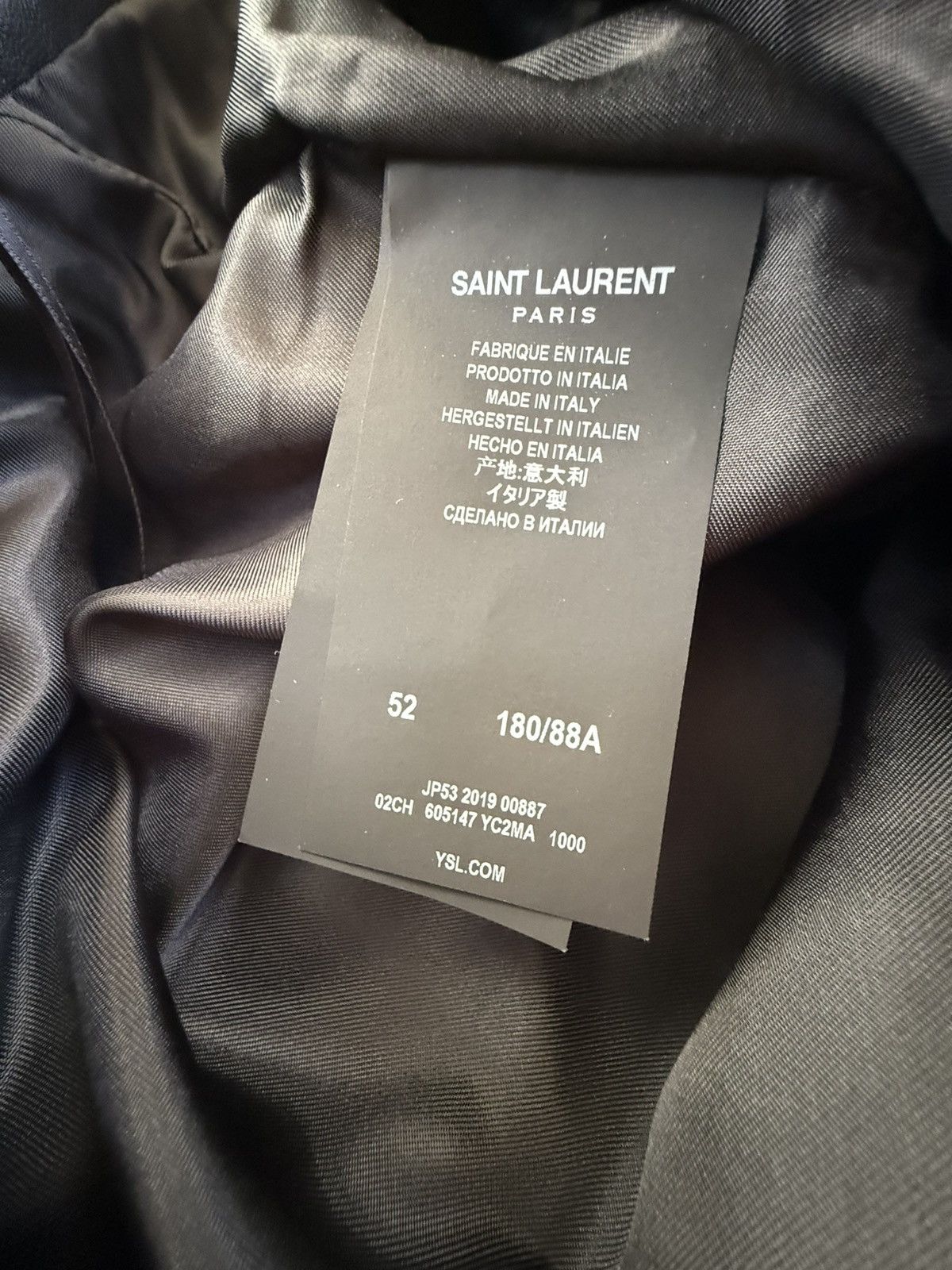 Saint Laurent Paris $3290 SS20 Saint Laurent leather pants jeans 52 Grail Size US 36 / EU 52 - 24 Thumbnail