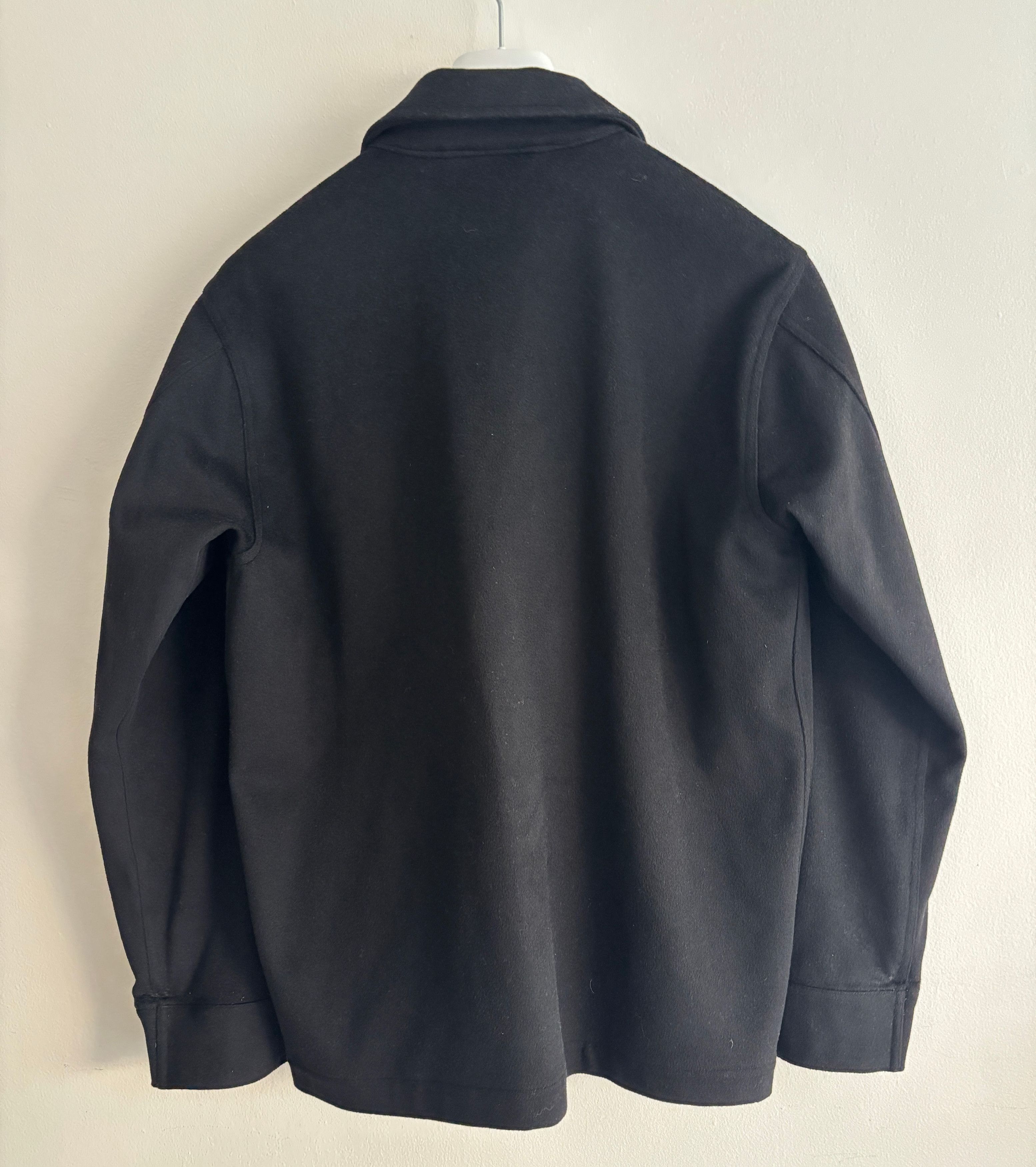 President's Loro Piana Rain System Black Wool Salvation Field Jacket Size US M / EU 48-50 / 2 - 12 Thumbnail