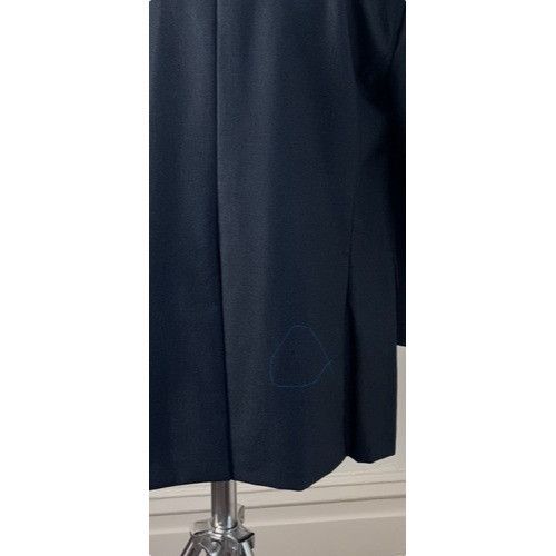 Hickey Freeman LORO PIANA Hickey Freeman Men's Dark Gray Solid Wool Blazer Size 42R - 14 Thumbnail