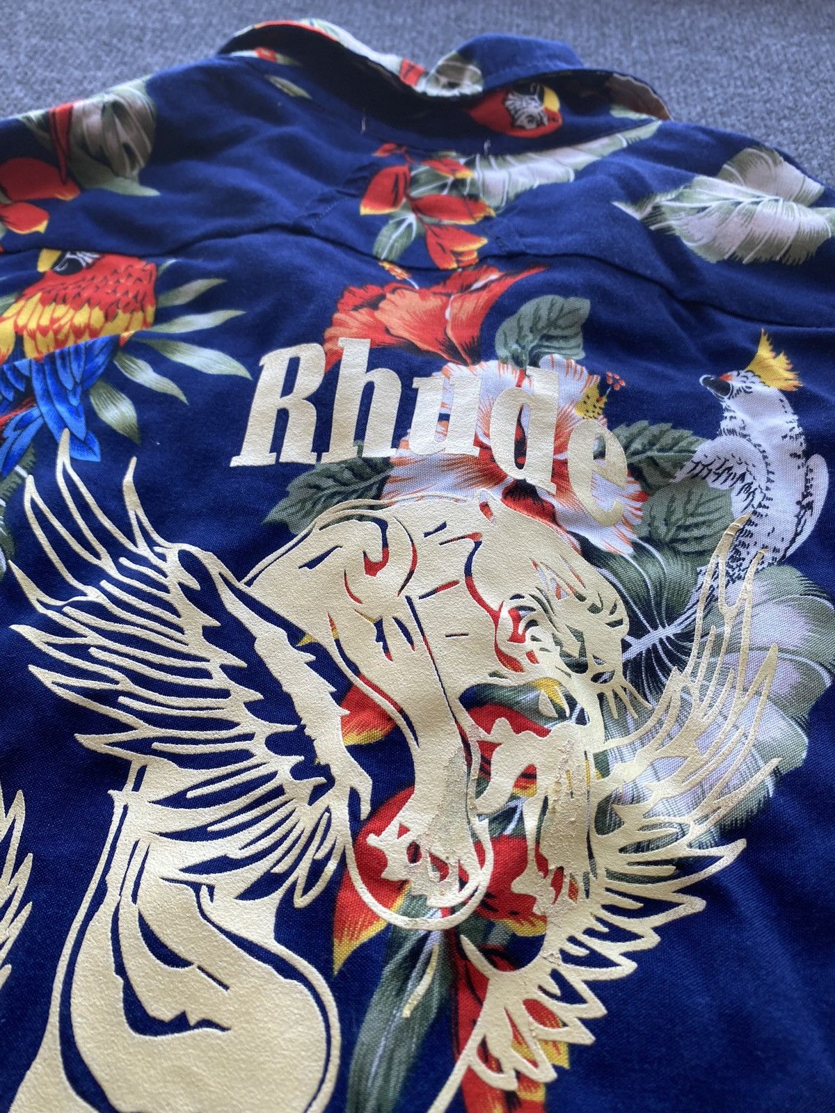 Rhude 🔥Designer Luxury Rhude Hawaii Short sleeve Shirt button up S Size US S / EU 44-46 / 1 - 6 Thumbnail