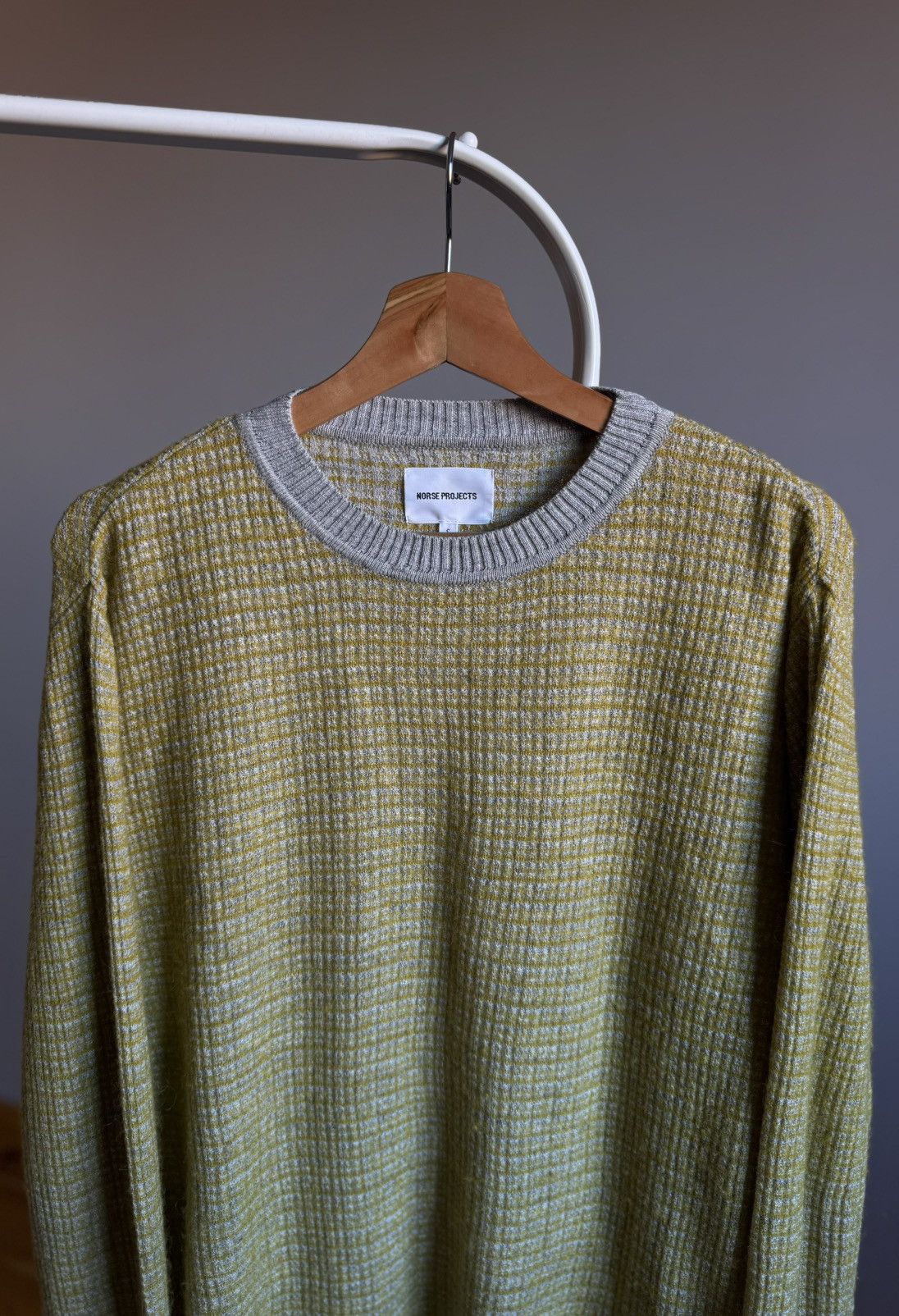 Norse Projects Norse Projects Arild Linen Structur Baby Alpaca Wool Sweater Size US L / EU 52-54 / 3 - 3 Thumbnail