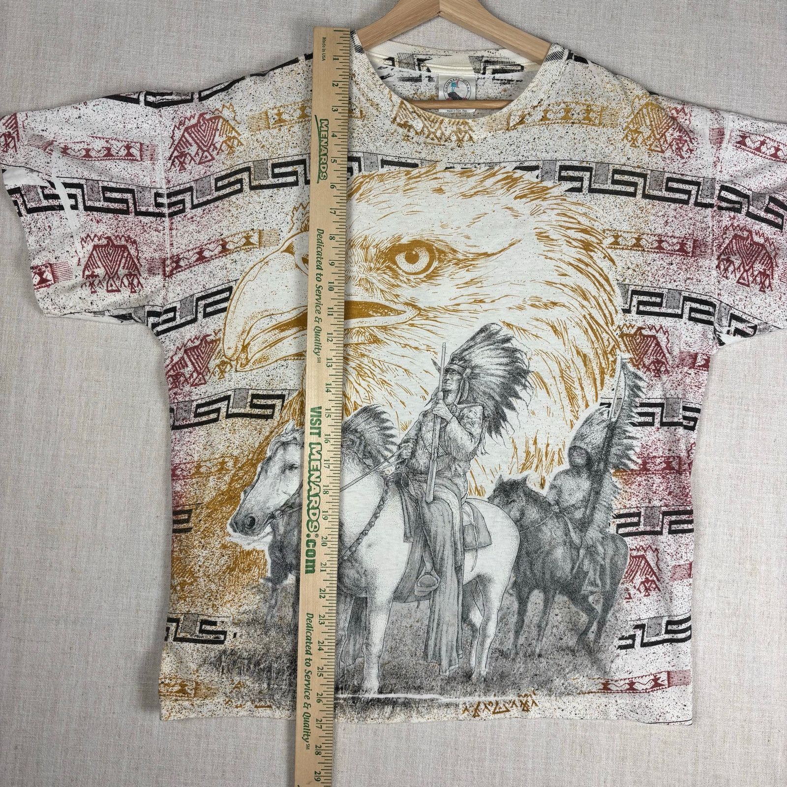 Other Vintage Native American Western Eagle AOP XL Nature Tee Size US XL / EU 56 / 4 - 8 Thumbnail