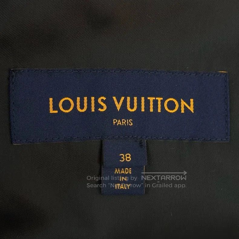 Louis Vuitton Louis Vuitton Black and yellow full logo patchwork design Size XS / US 0-2 / IT 36-38 - 5 Thumbnail