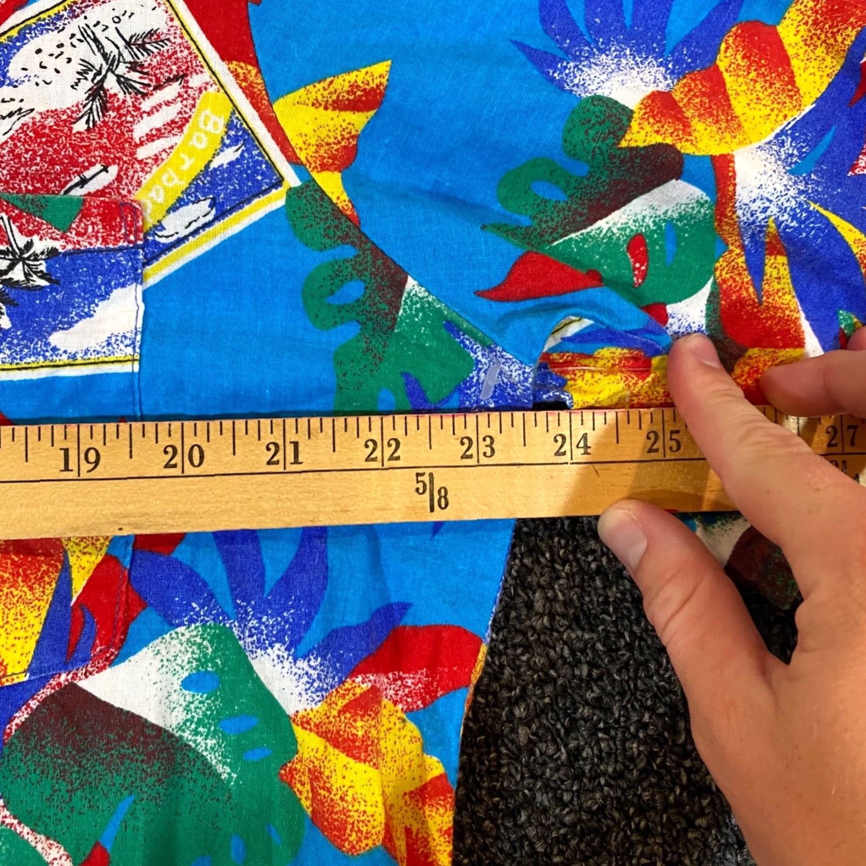 Vintage Vintage Hawaiian Shirt Mens XL Blue Floral Short Sleeve Casual Summer Cotton Made in USA Size US XL / EU 56 / 4 - 5 Thumbnail