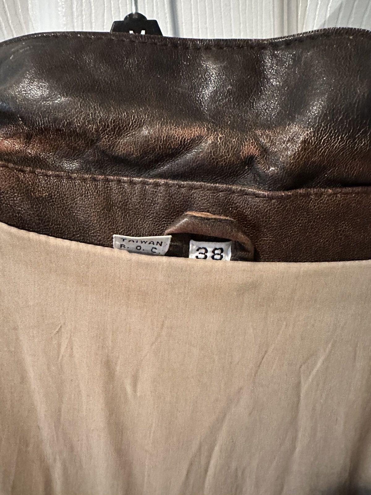 Vintage Vintage Chia Leather Jacket Fly High 1936 38 Size US M / EU 48-50 / 2 - 8 Thumbnail