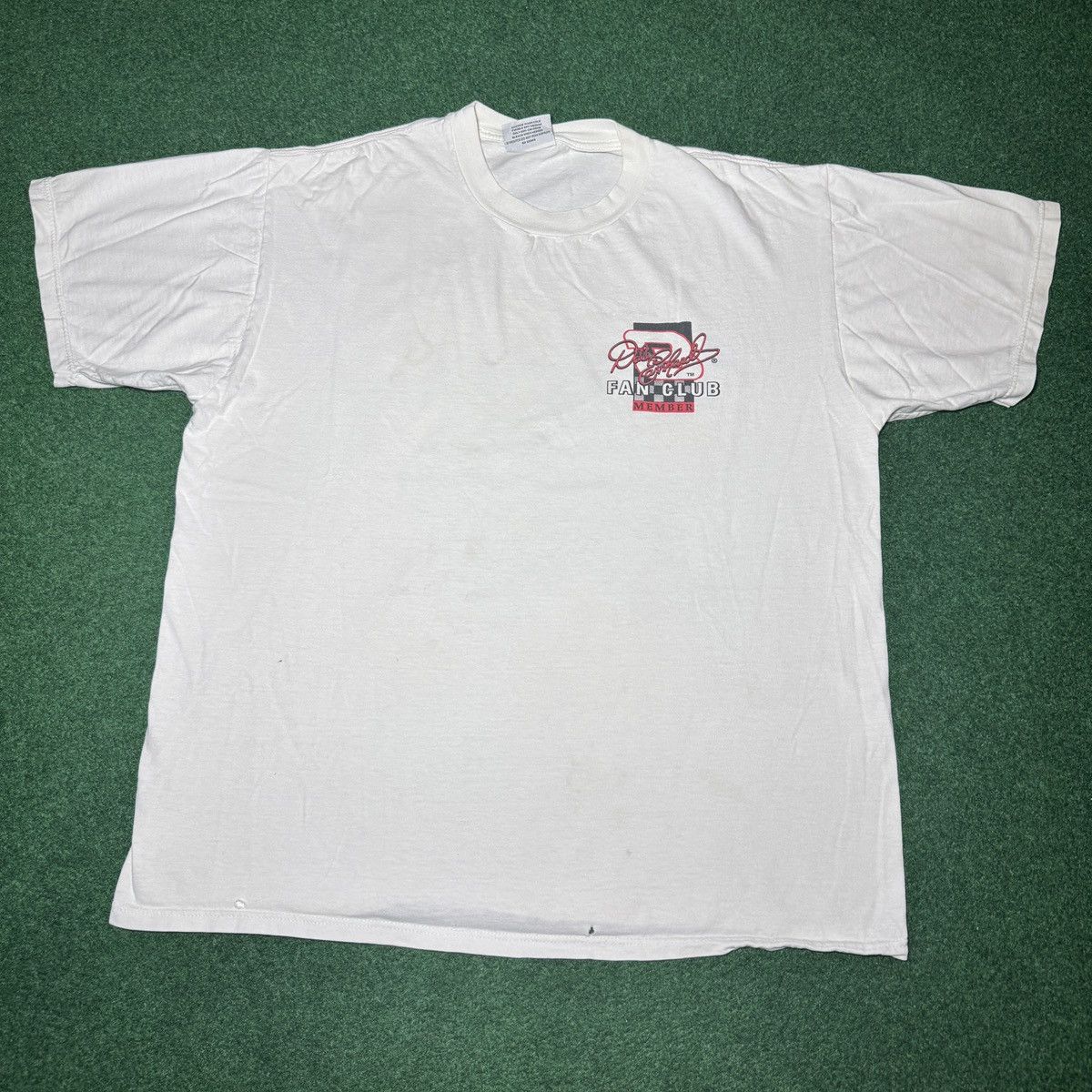 Vintage Vintage 90s Dale Earnhardt Fan Club Nascar Racing T Shirt Size US XL / EU 56 / 4 - 4 Thumbnail