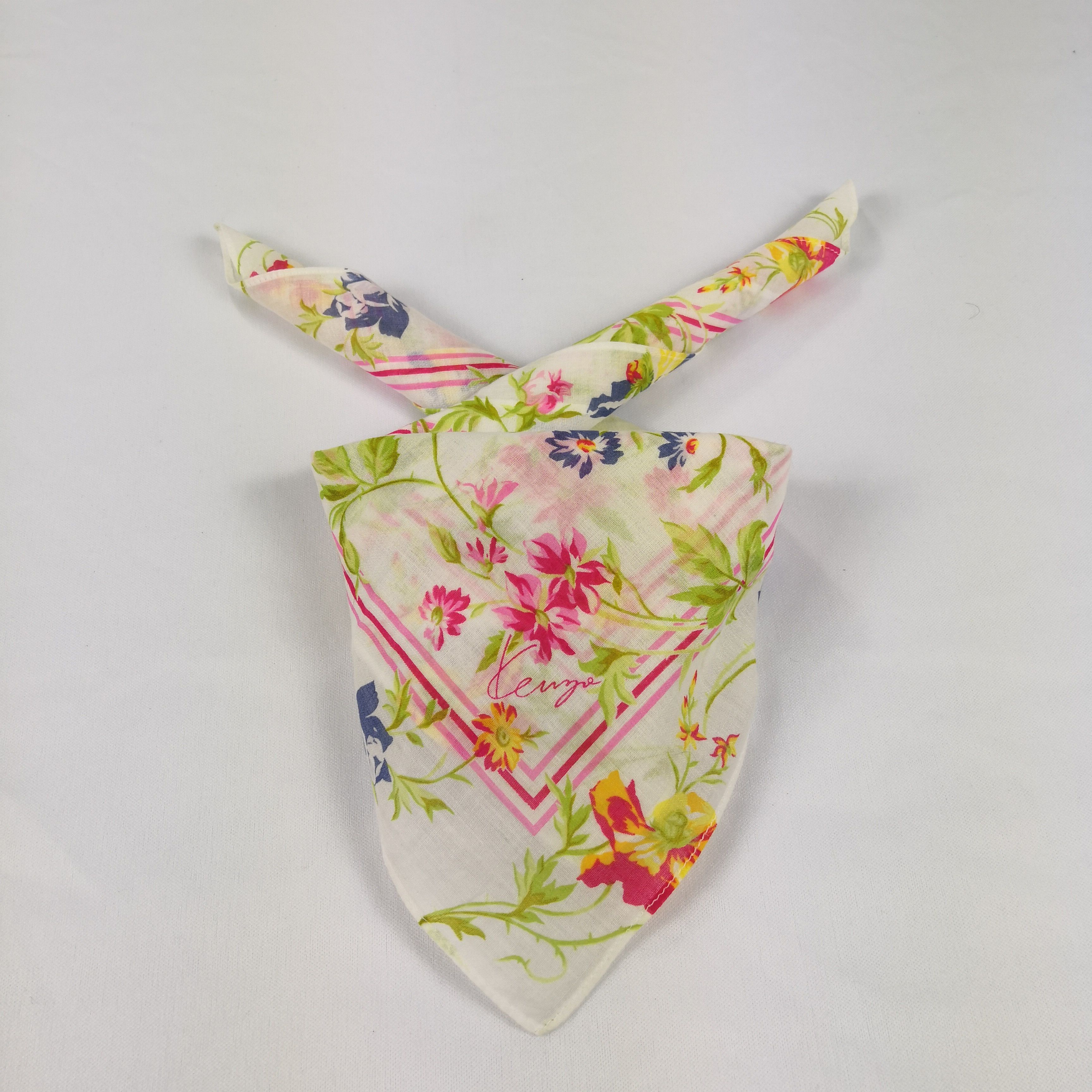 Kenzo Vintage Kenzo Handkerchief Neckerchief Bandana Size ONE SIZE - 1 Thumbnail