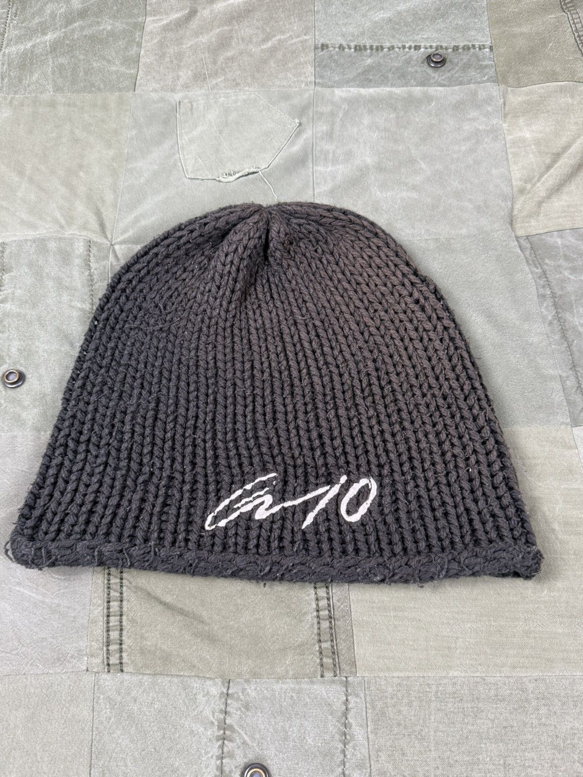 Greg Lauren GL Embroidered Beanie Size ONE SIZE - 1 Thumbnail