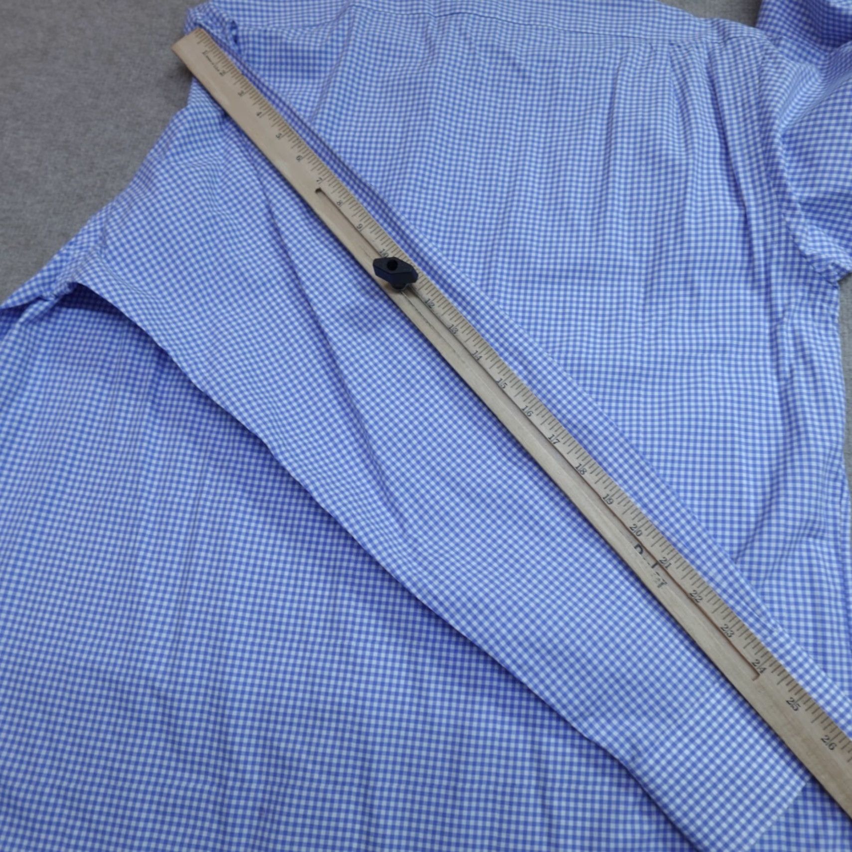 Polo Ralph Lauren Polo Ralph Lauren Shirt XL Blue Gingham Cotton Spread Collar Button-Up Shirt Mens Regular Size XL Size US XL / EU 56 / 4 - 7 Thumbnail