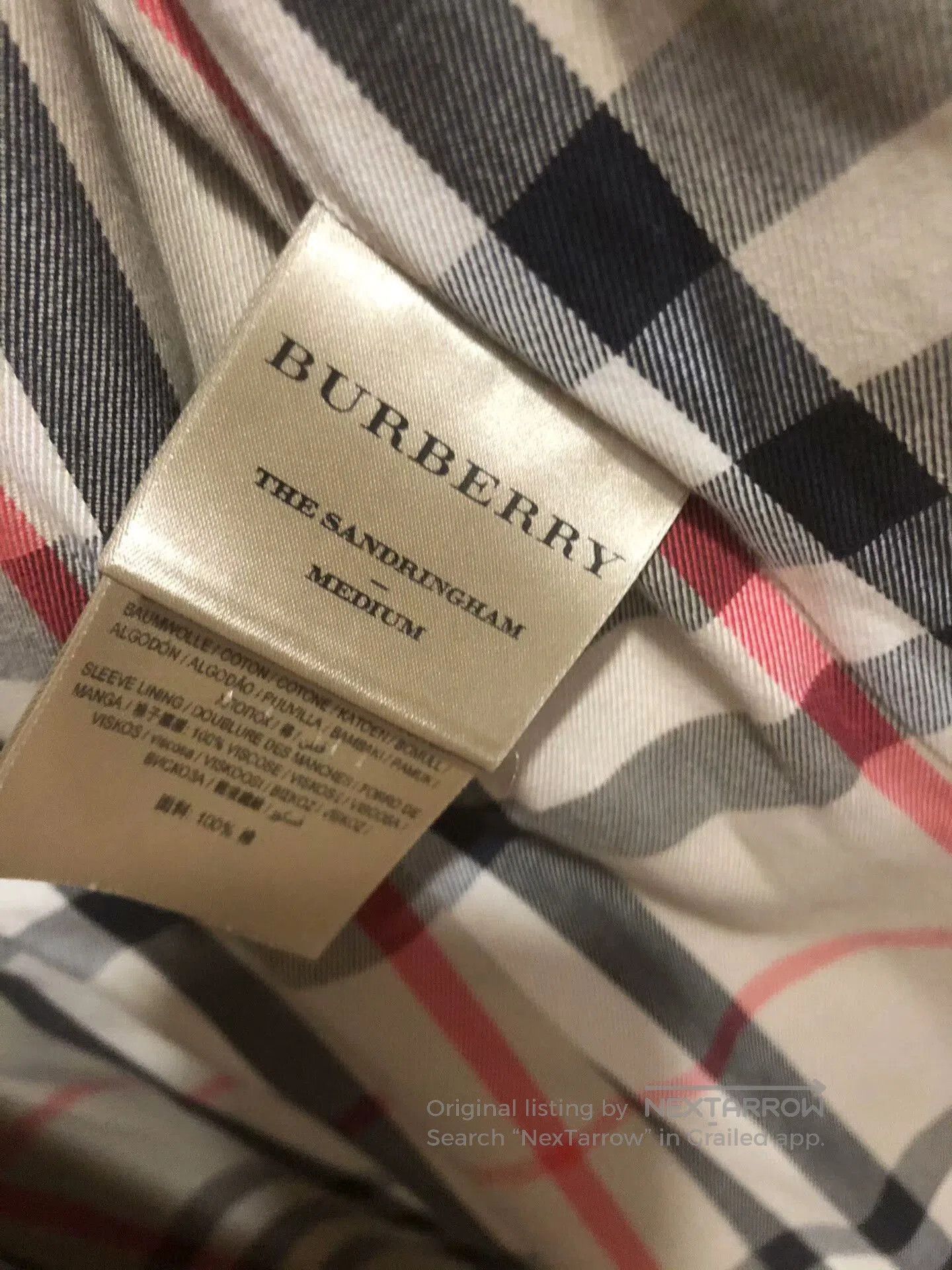 Burberry Burberry Beige Classic Check Coat. Size XL / US 12-14 / IT 48-50 - 4 Thumbnail