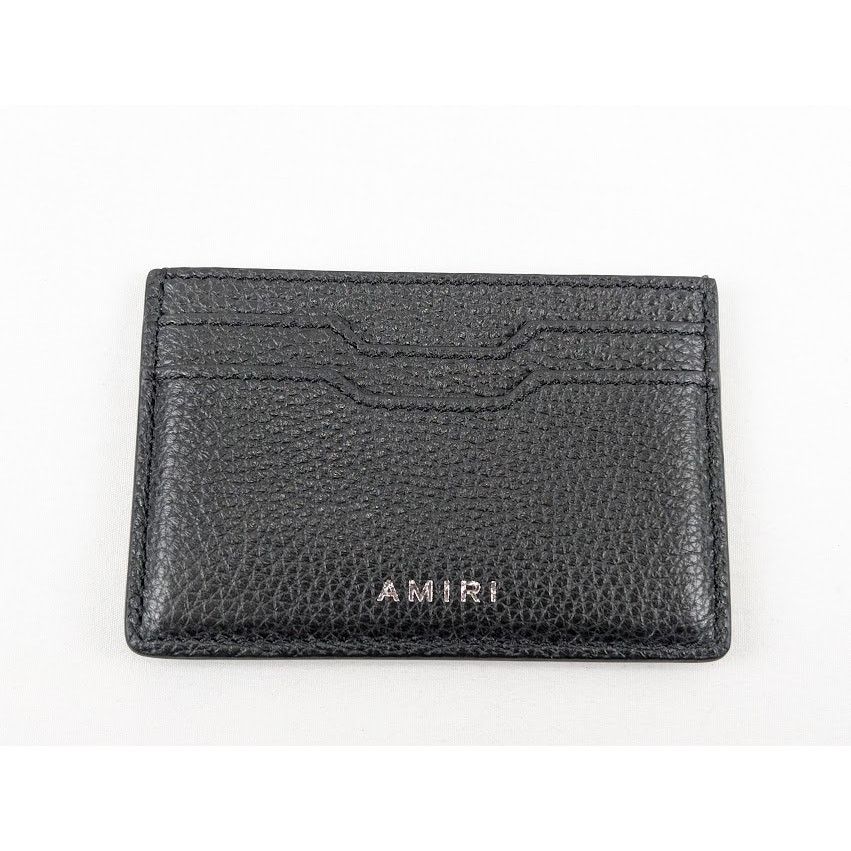 Amiri o1rshd1 Size: OS / Iconic Emb Leather Card Holder in Black Size ONE SIZE - 2 Thumbnail
