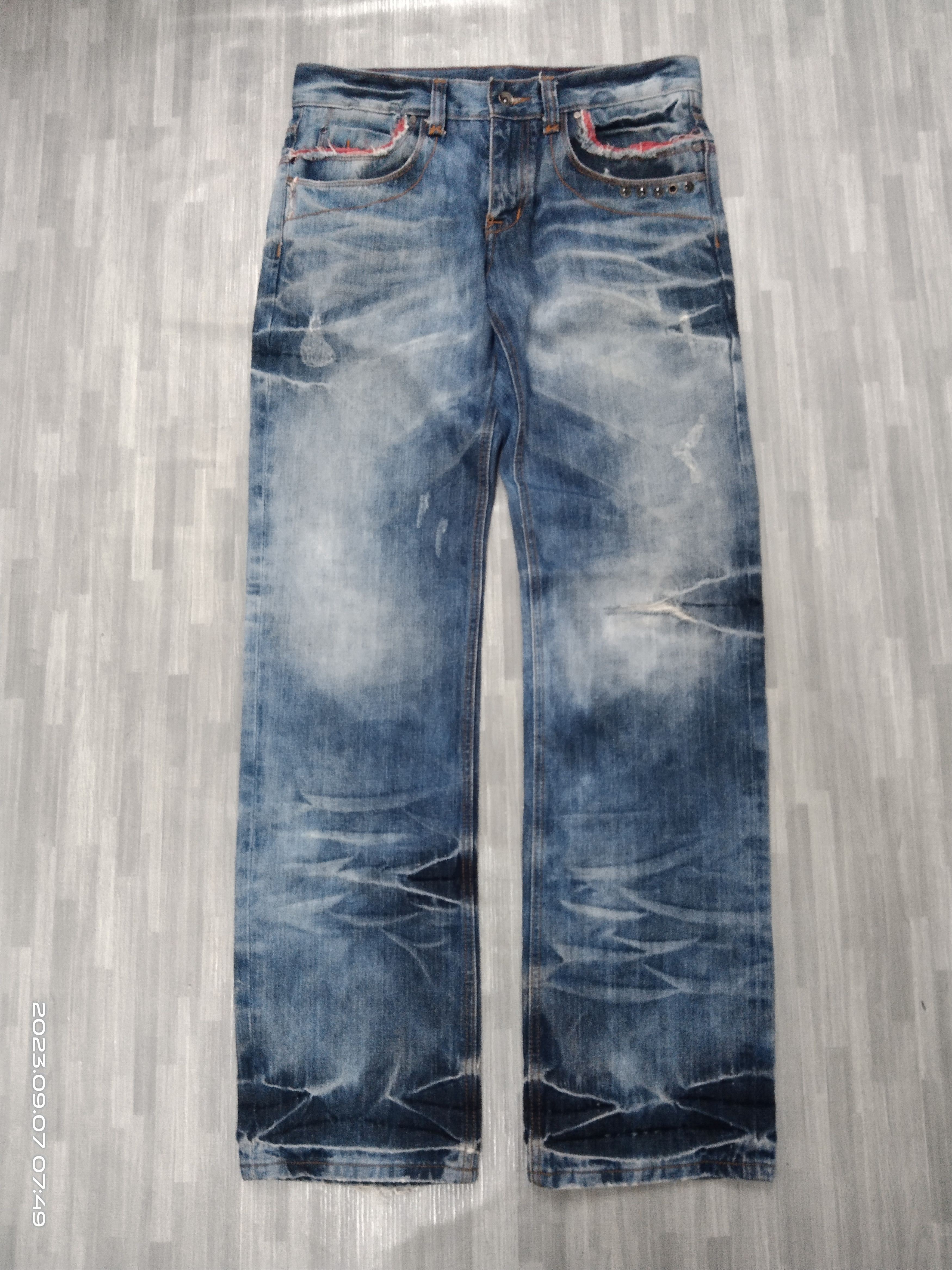 semanticdesign SiCK RIPED SEMANTIC DESIGN DENIM PANTS Size US 33 - 2 Thumbnail